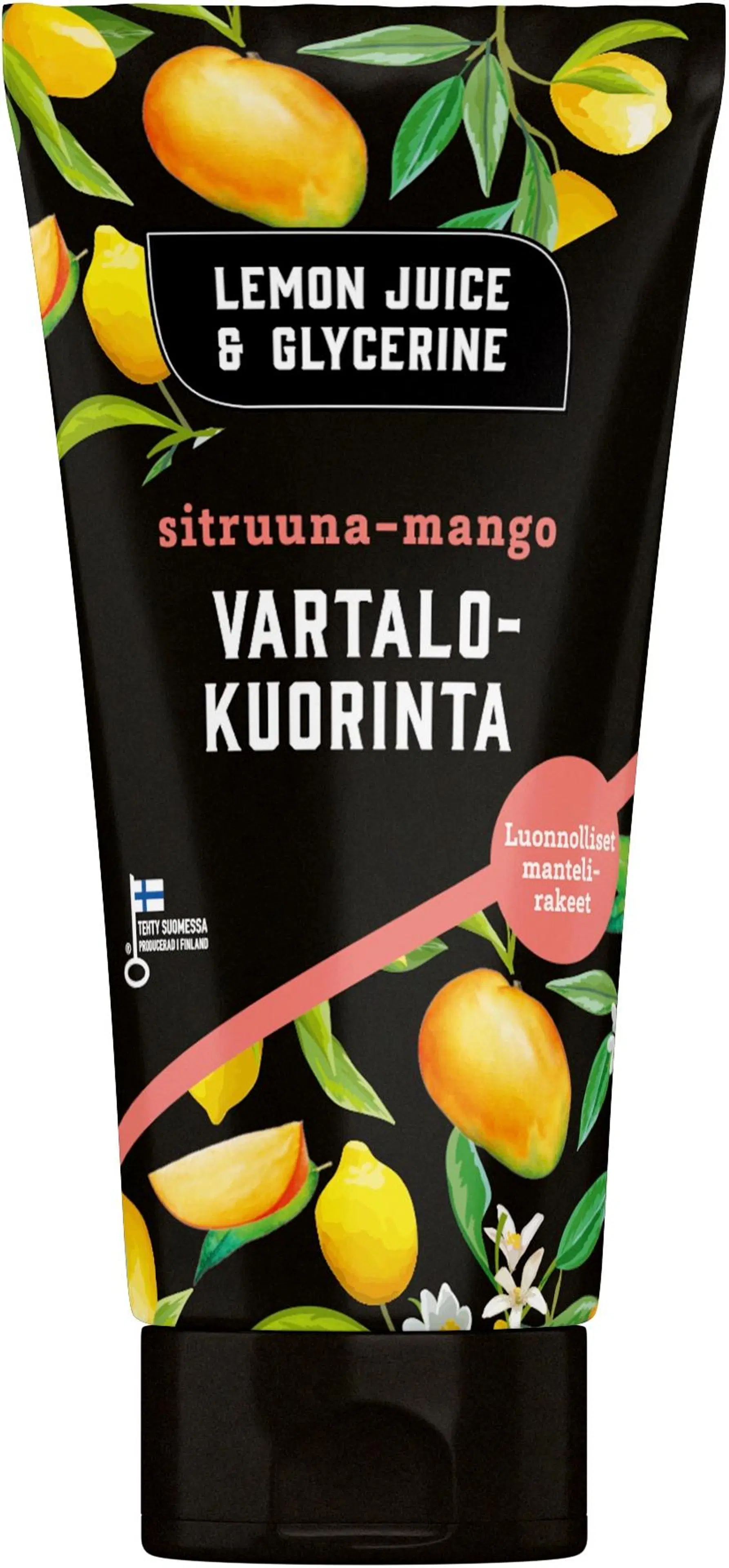 Lemon Juice & Glycerine Vartalokuorinta Sitruuna-Mango 150ml