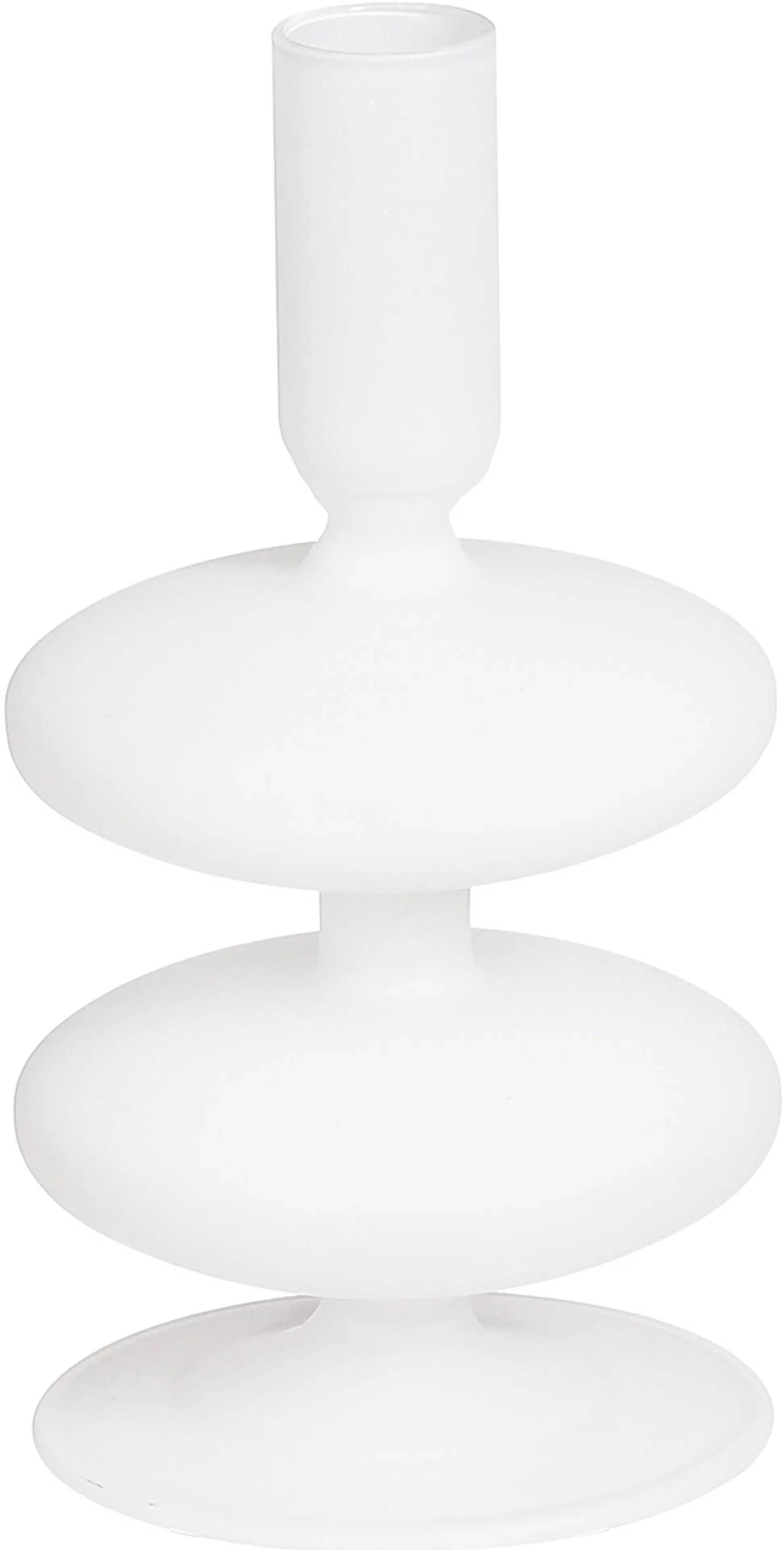 Mica Kynttilänjalka Fabia 16x8,5 cm valkoinen