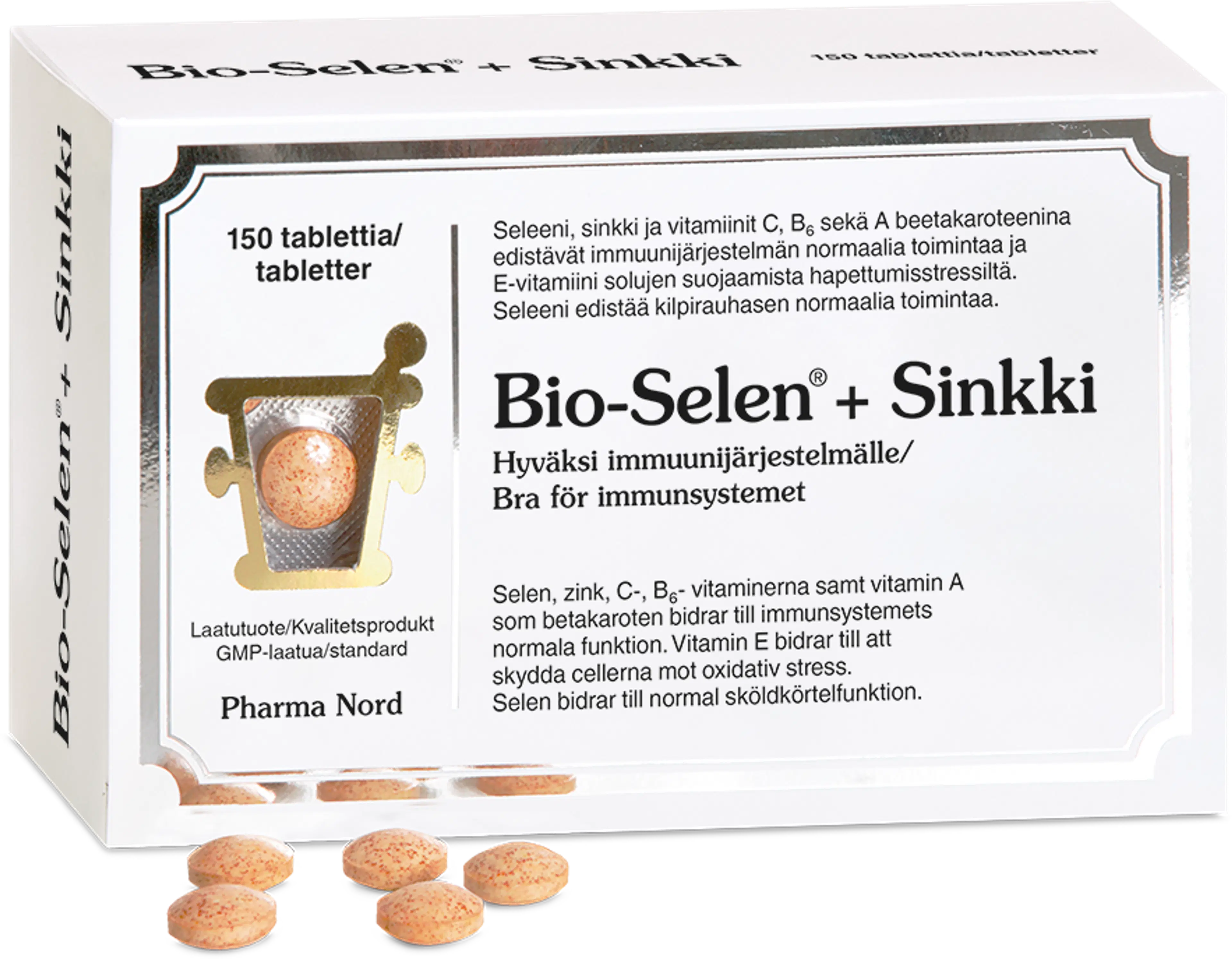 Bio-Selen®+ Sinkki ravintolisä 150 tabl.