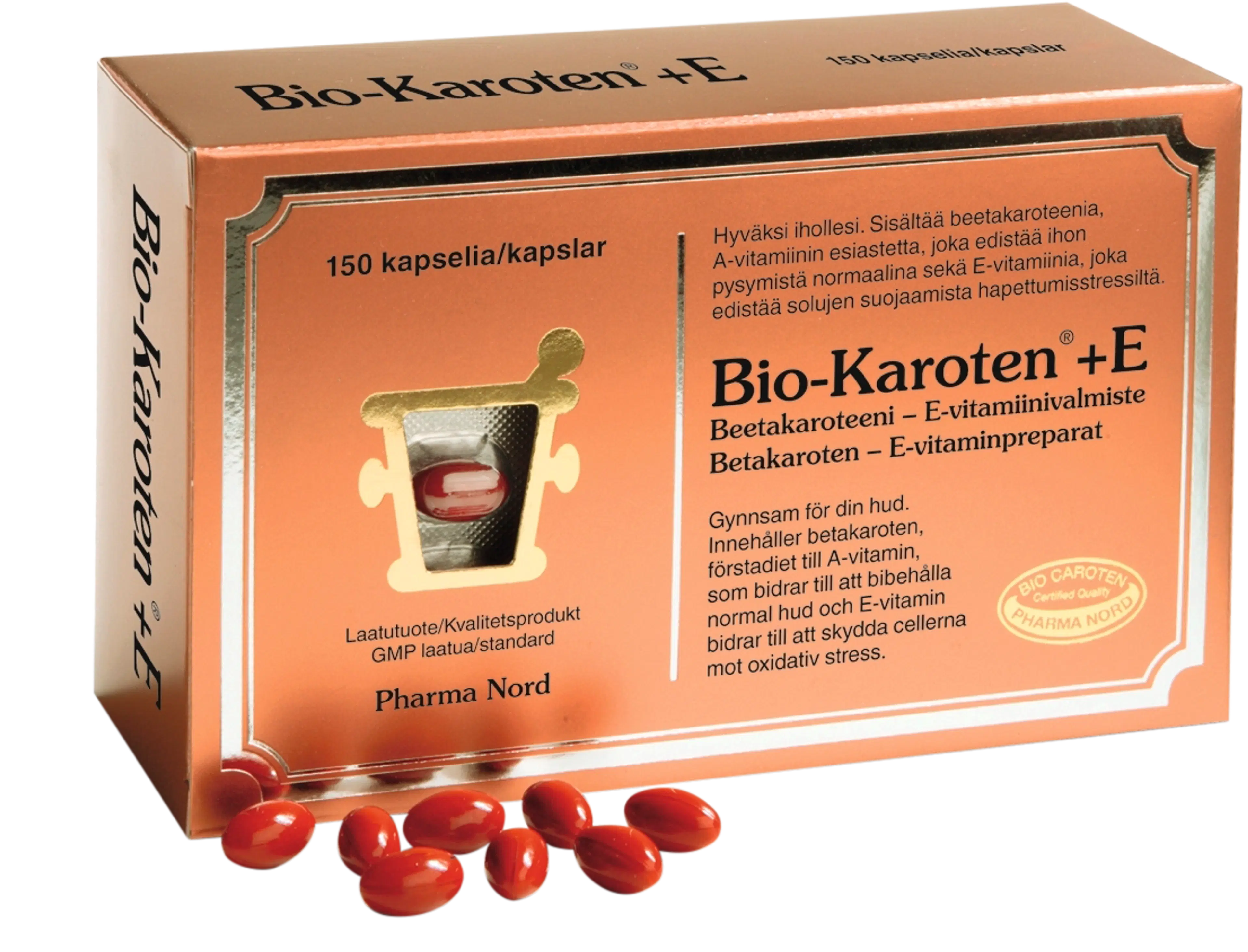 Pharma Nord Bio-Karoten+E ravintolisä 150 kaps.