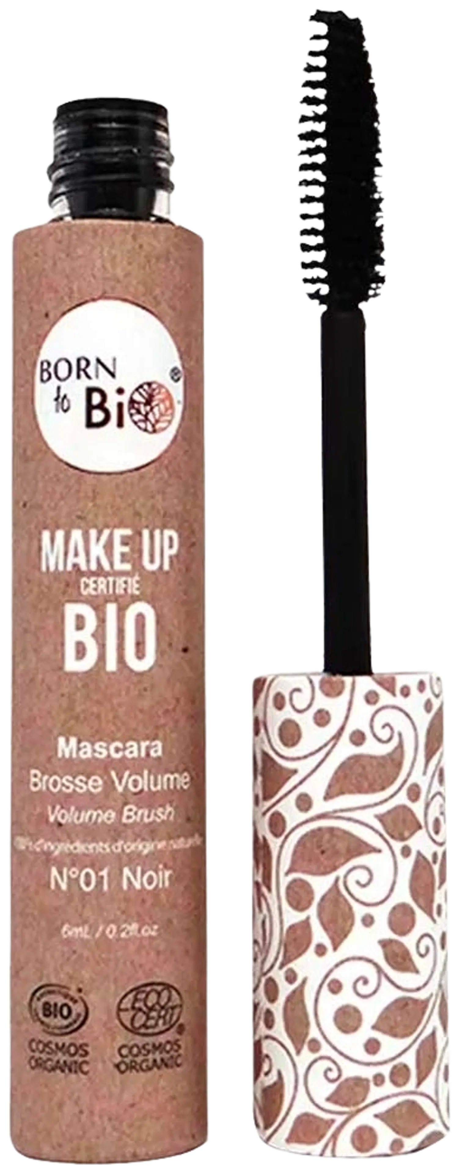 Born to Bio Organic Volume Mascara N°1 - Ripsiväri Noir 6ml