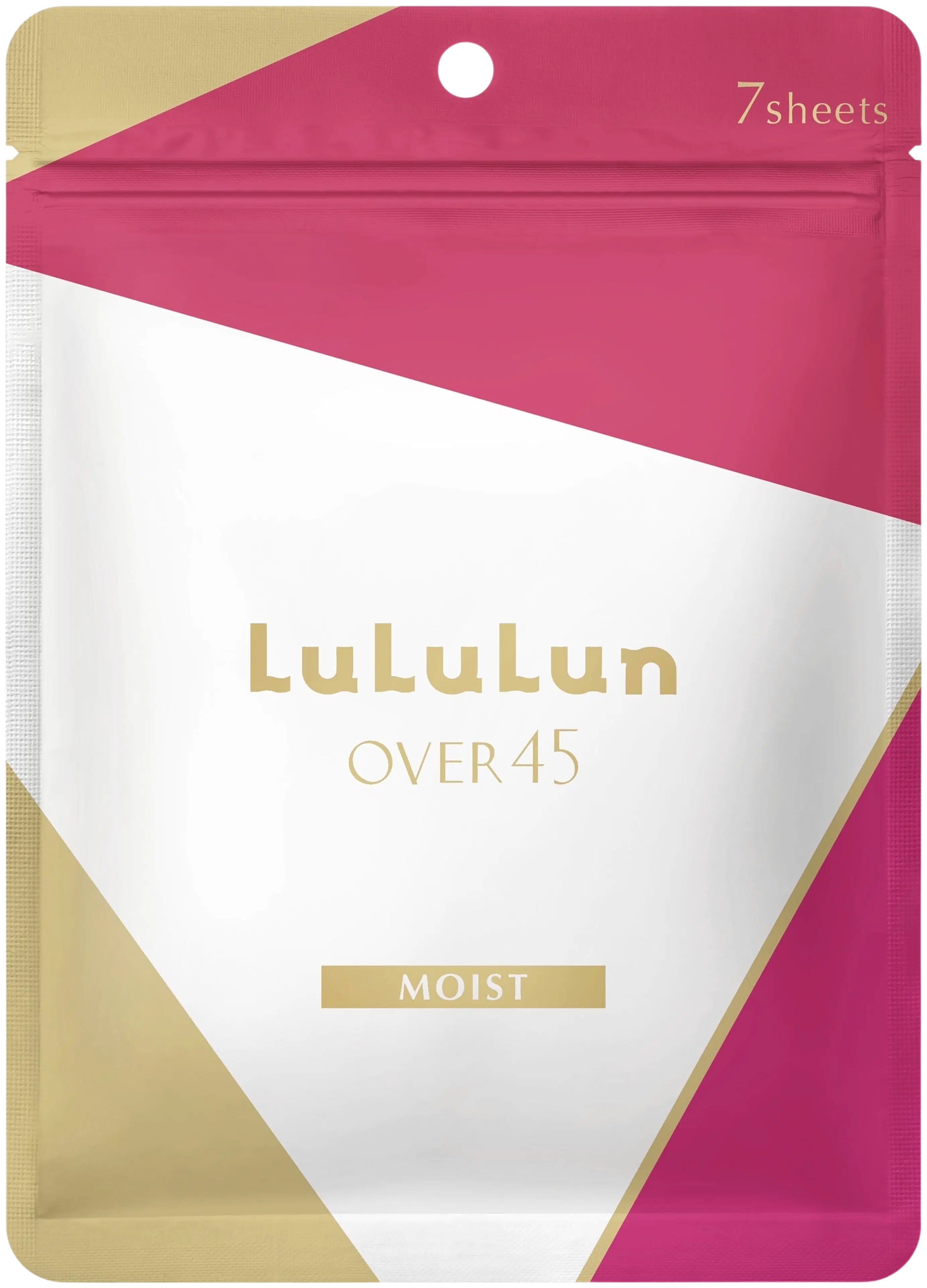LuLuLun Over 45 Moist Sheet Mask 7-pack tehokosteuttava ja napakoittava kangasnaamio 7 kpl