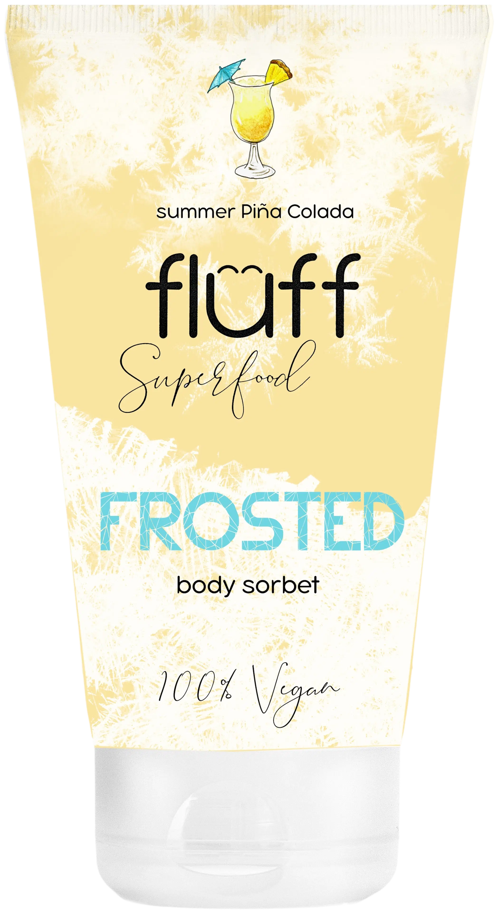 Fluff Body Sorbet Summer Pinacolada 150ml-vartalosorbetti