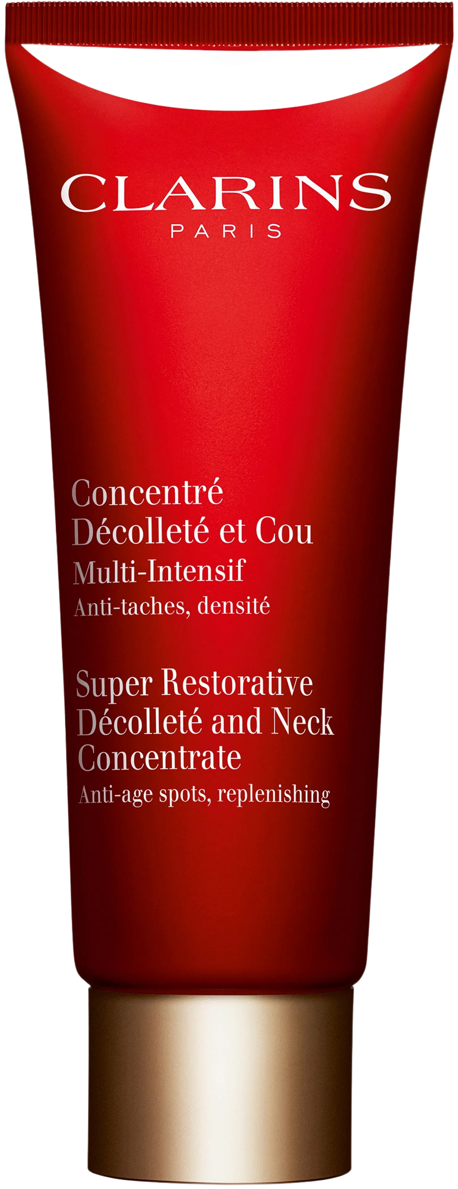 Clarins Super Restorative Décolleté and Neck Concentrate hoitovoide kaulalle ja dekolteelle 75 ml