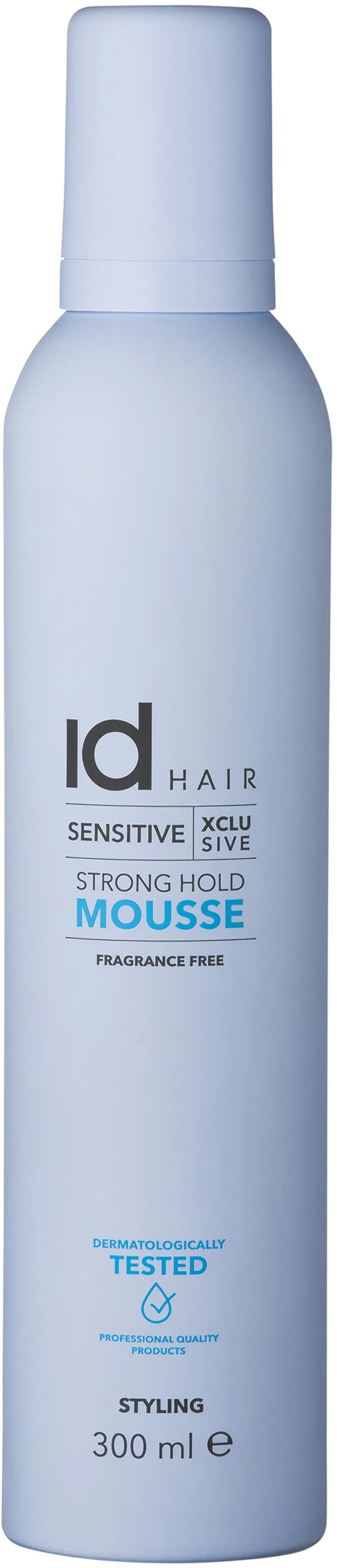 IdHAIR Sensitive Xclusive Strong Hold Mousse muotovaahto 300 ml