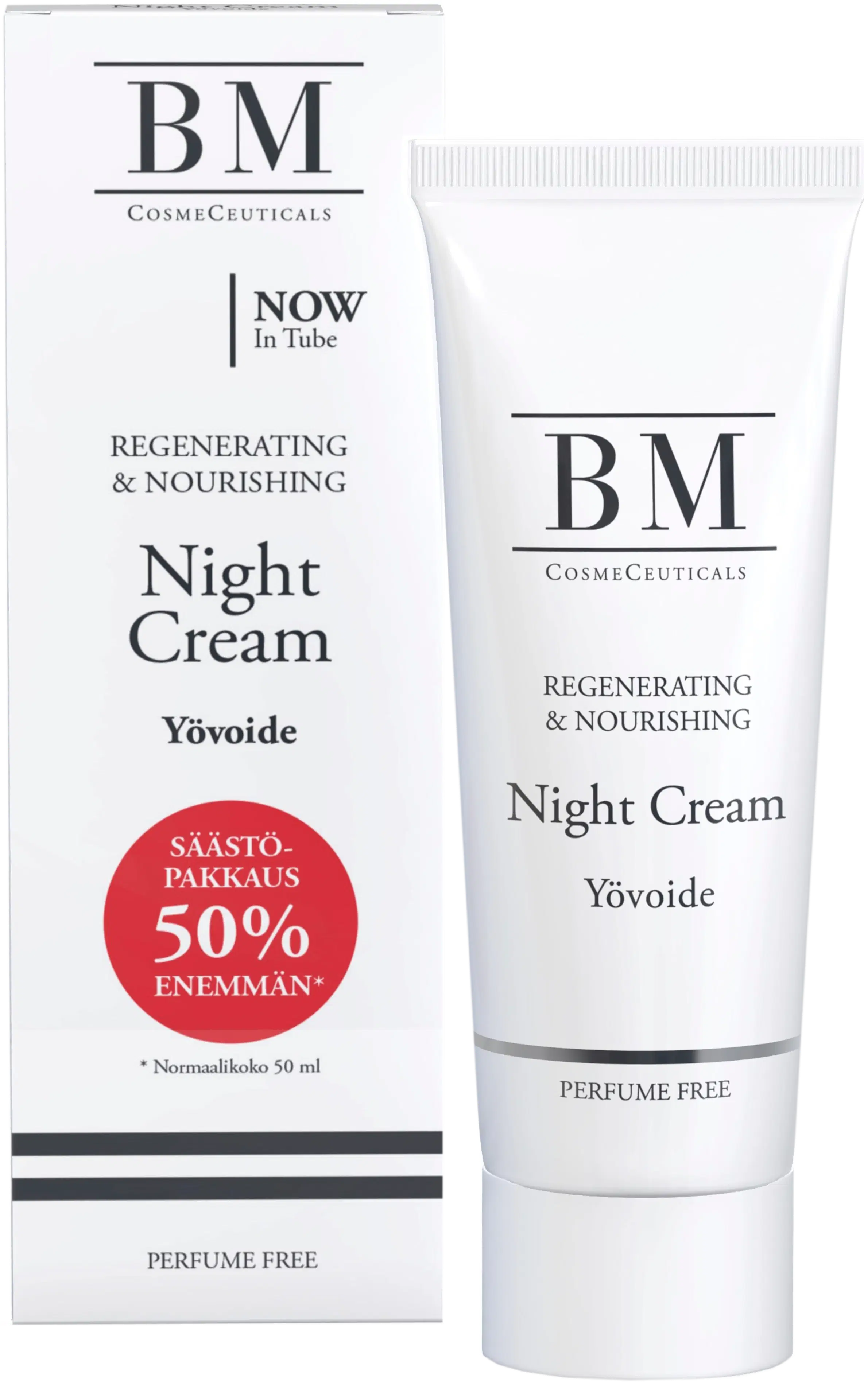 BM Night Cream yövoide säästöpakkaus 75 ml