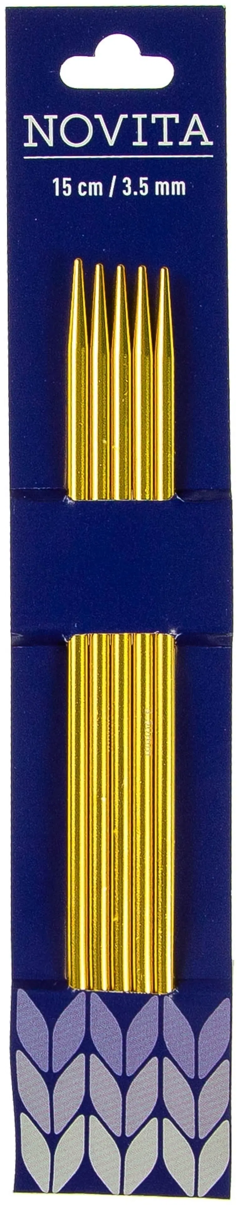 Novita Sukkapuikot 15cm - 3,5 mm kulta
