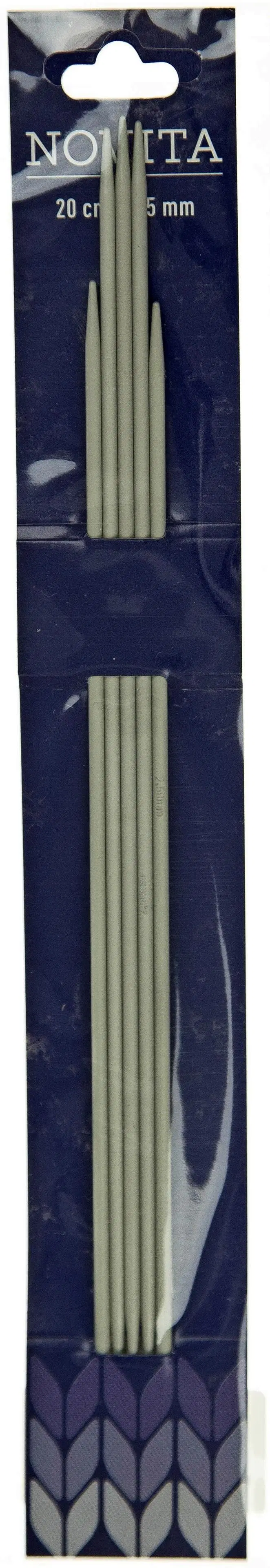Novita Sukkapuikot 20cm - 2,5mm harmaa