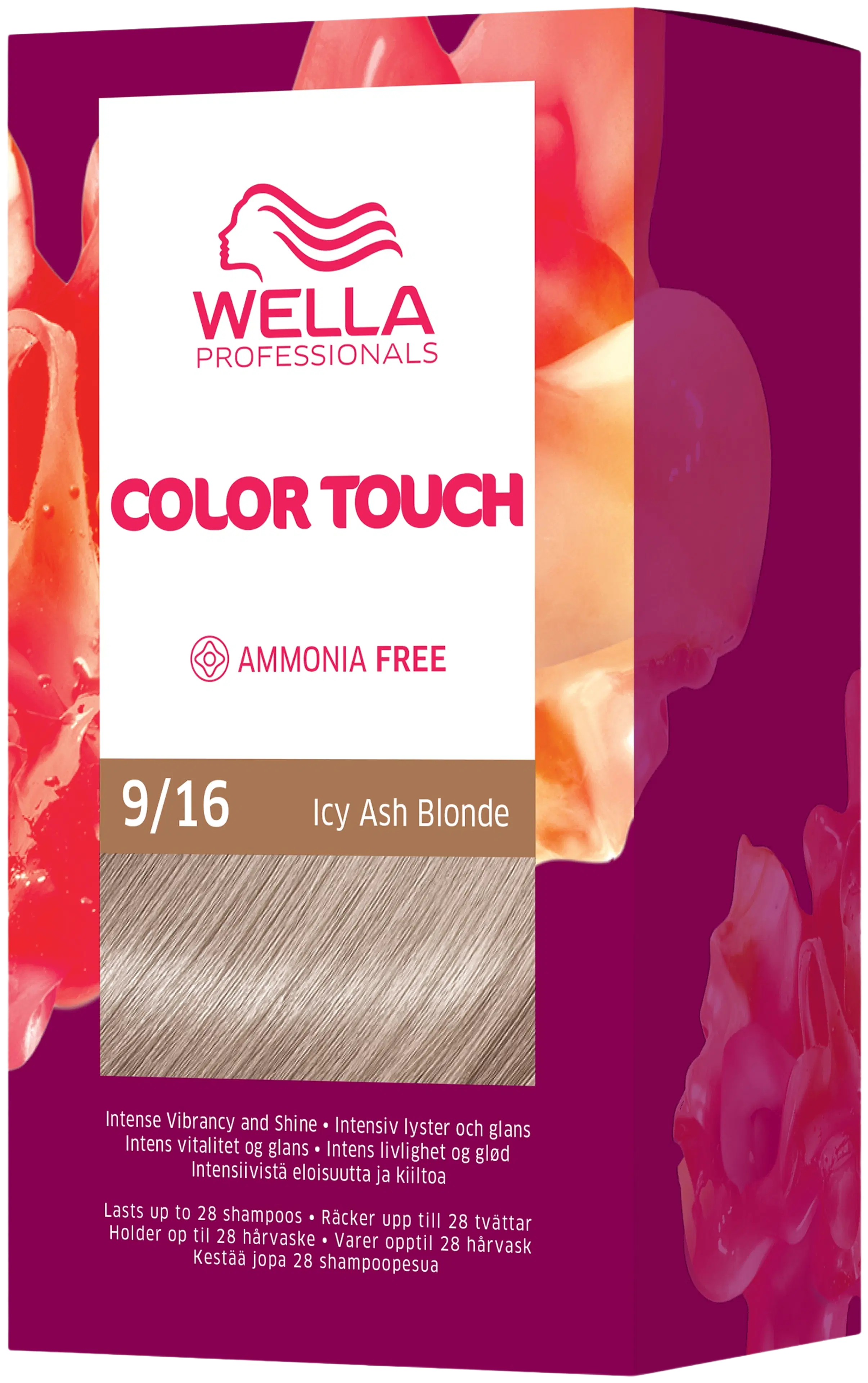 Wella Professionals Color Touch  Pure Naturals Icy Ash Blonde 9/16  kotiväri 130 ml