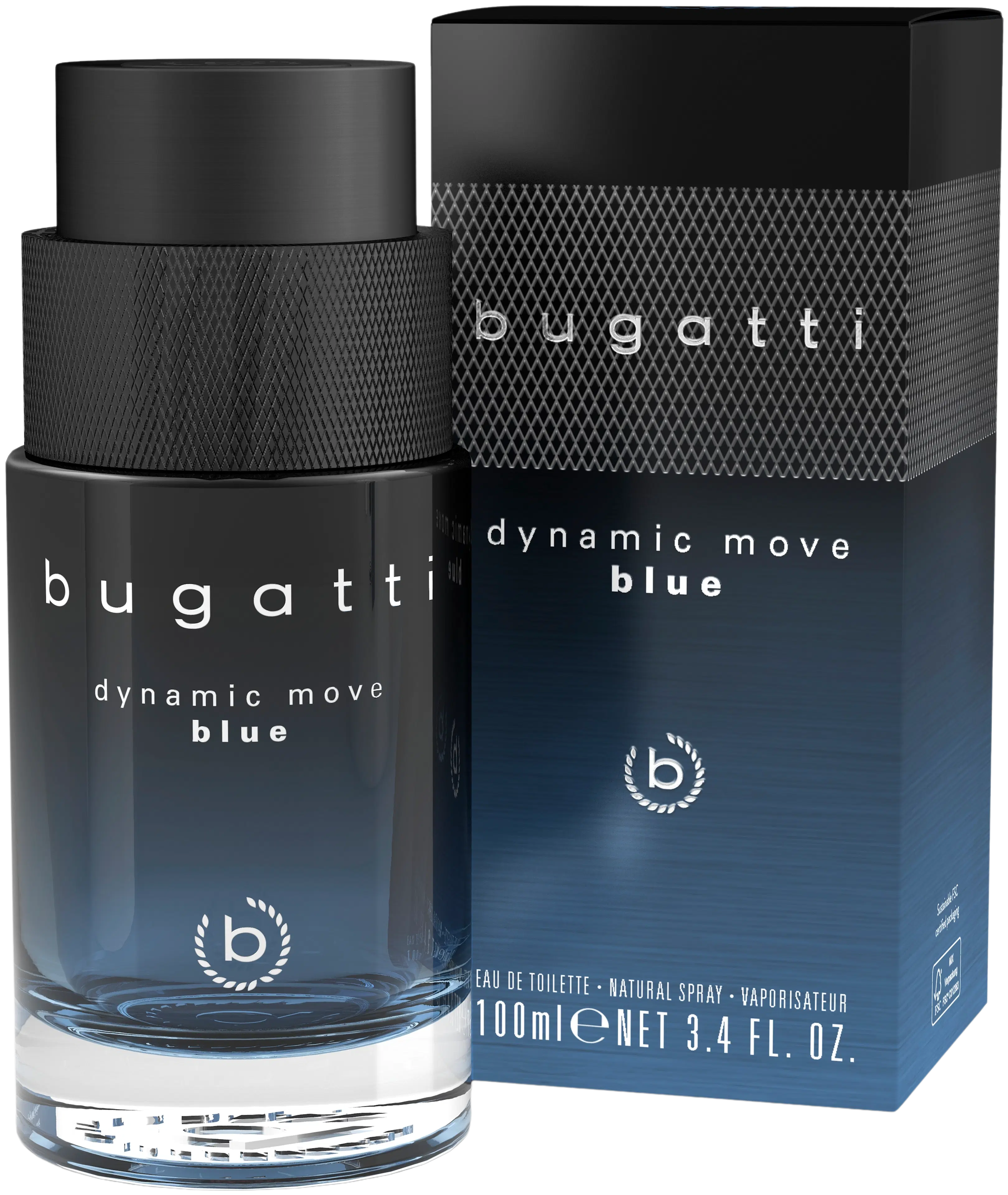 Bugatti Dynamic Move Blue EdT tuoksu 100ml