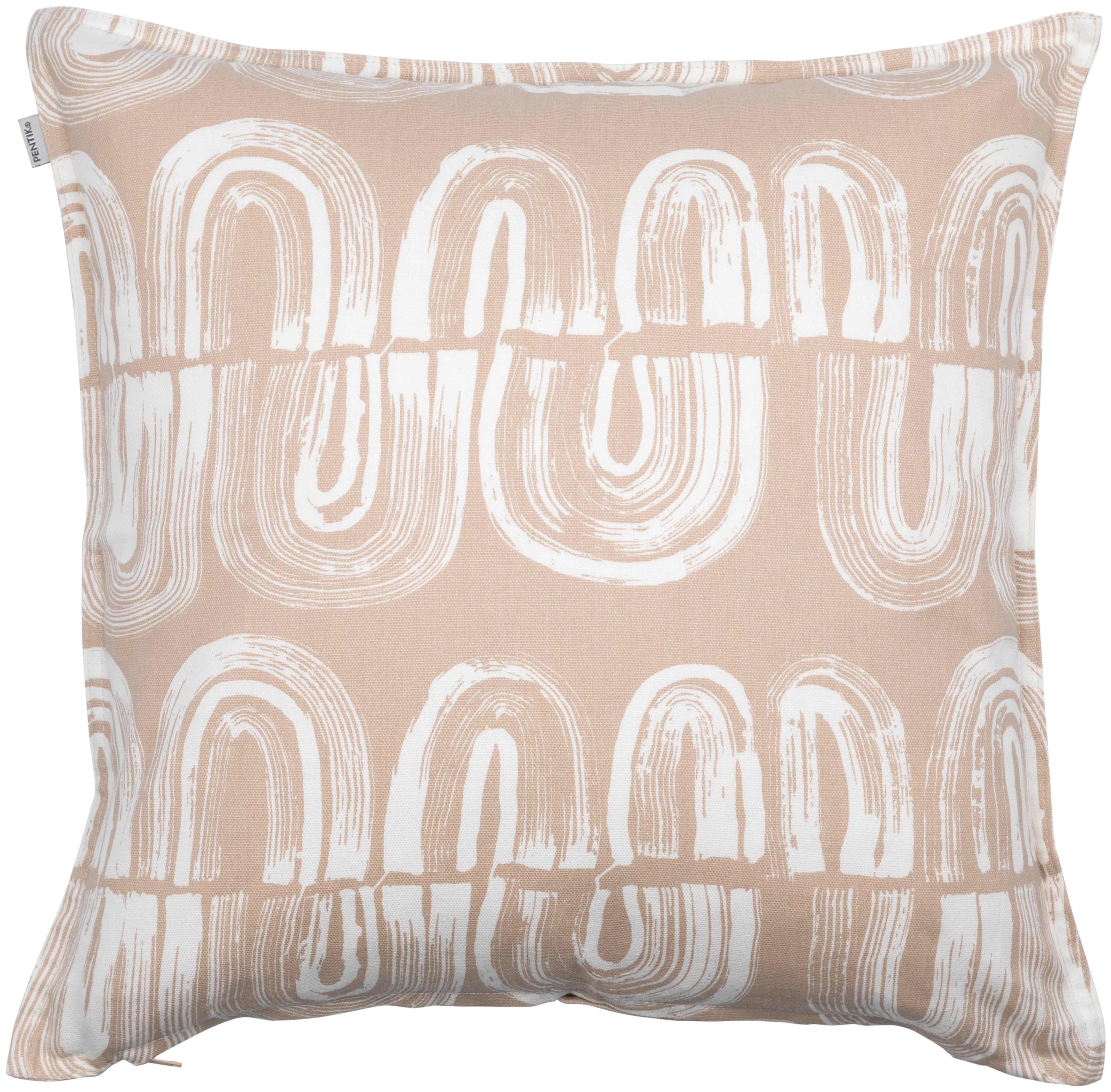 Pentik Kaarna tyynynpäällinen 45x45 cm, vaaleanruskea