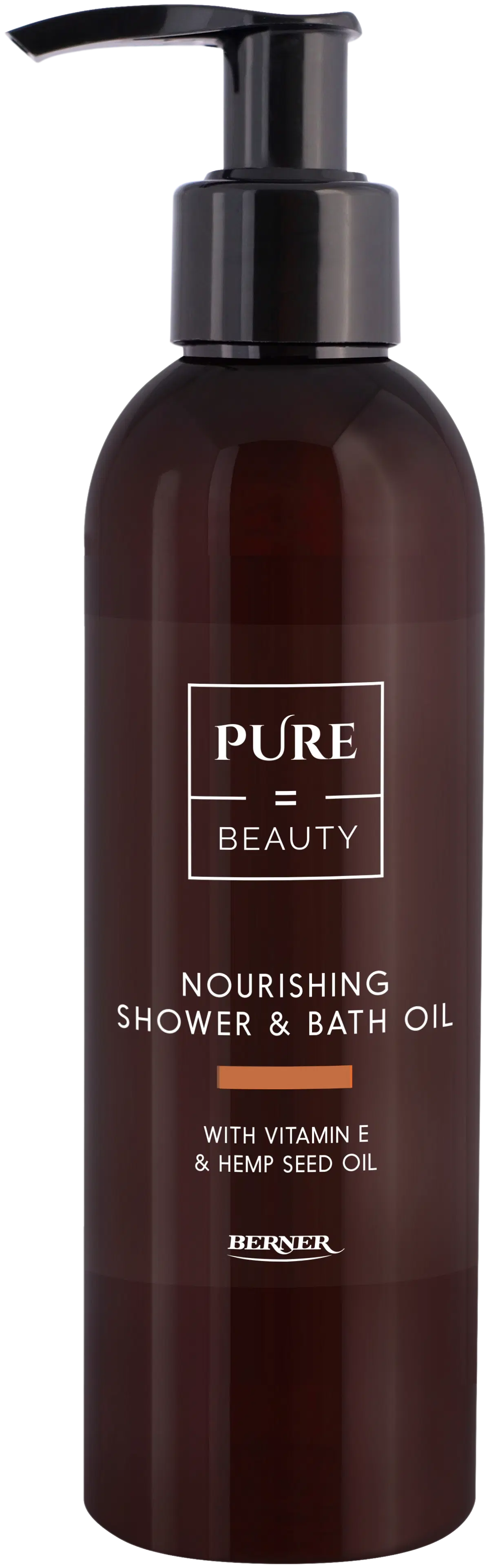 Pure=Beauty Nourishing Shower & Bath Oil with Hempseed & Vitamin E suihkuöljy 200 ml