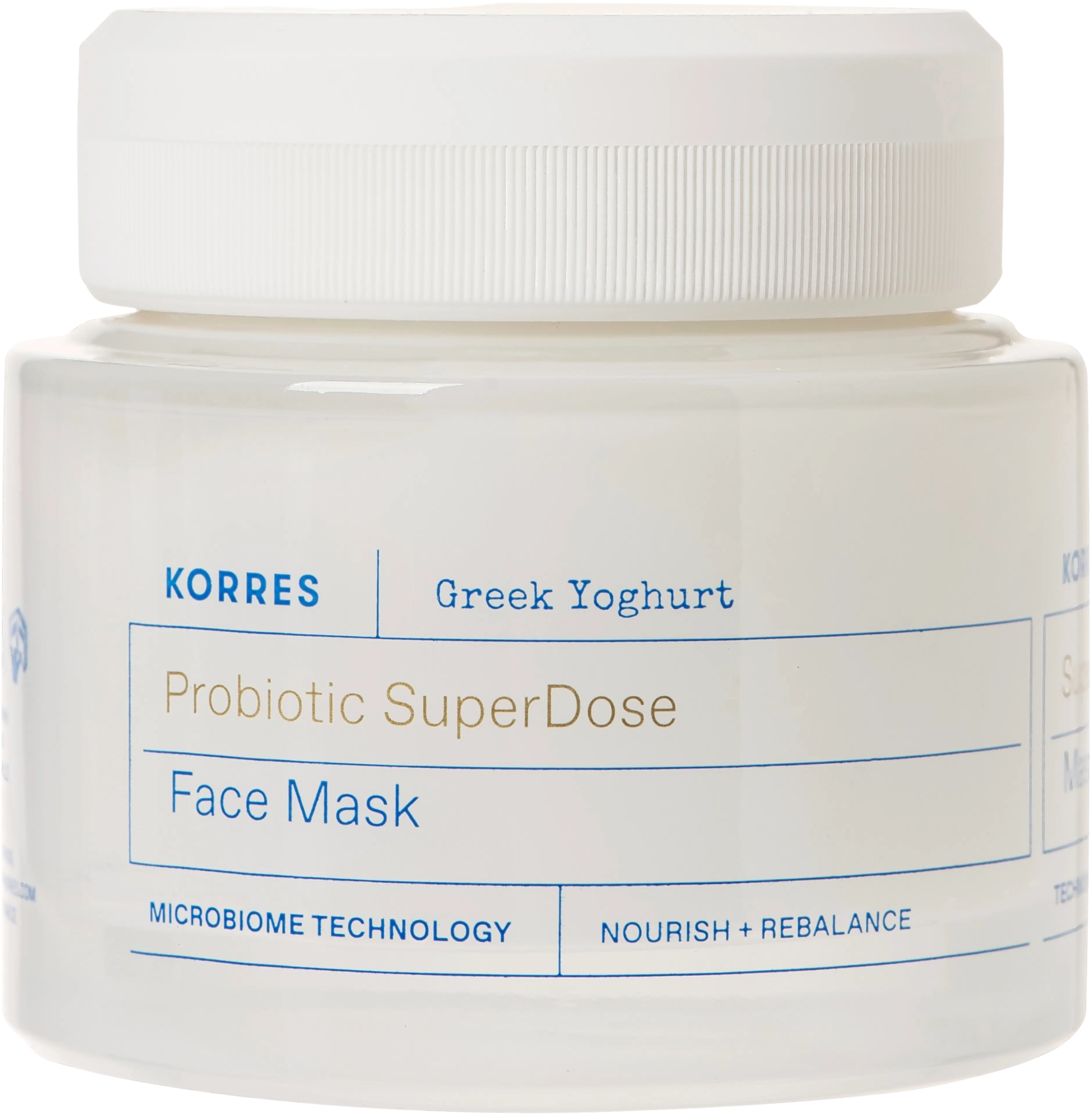KORRES Greek Yoghurt Probiotic Superdose Face Mask kasvonaamio 100 ml