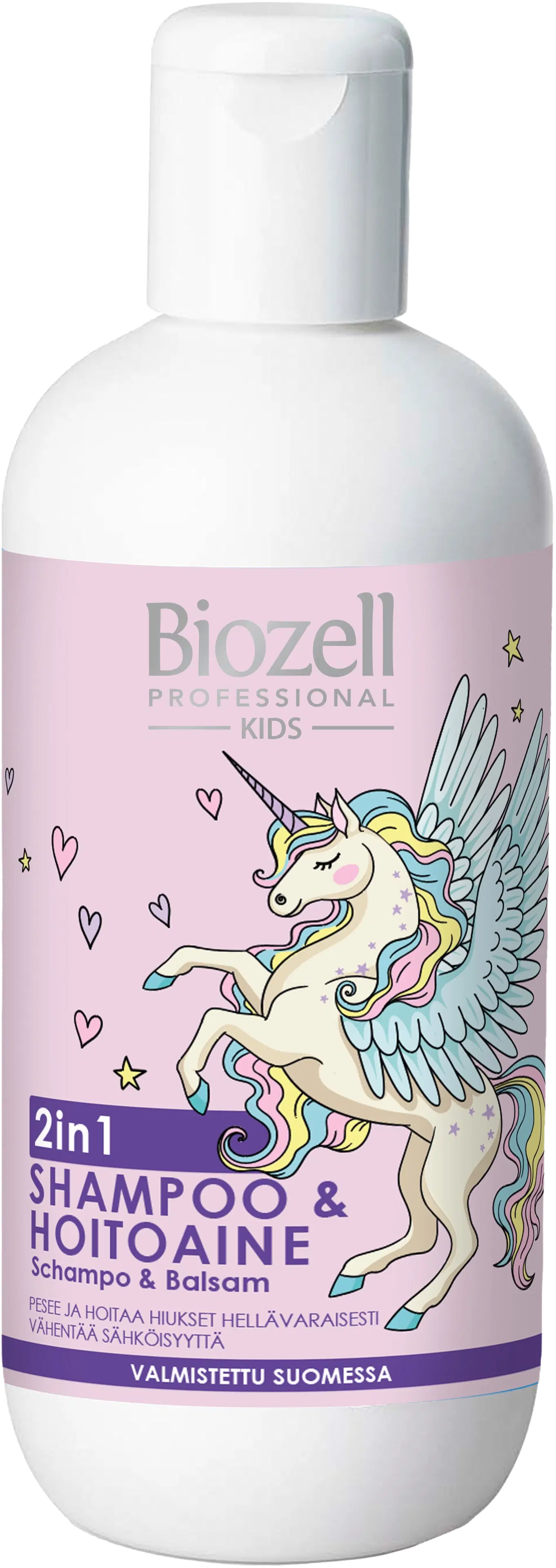 Biozell Kids 2-in-1 Lasten shampoo ja hoitoaine 300ml