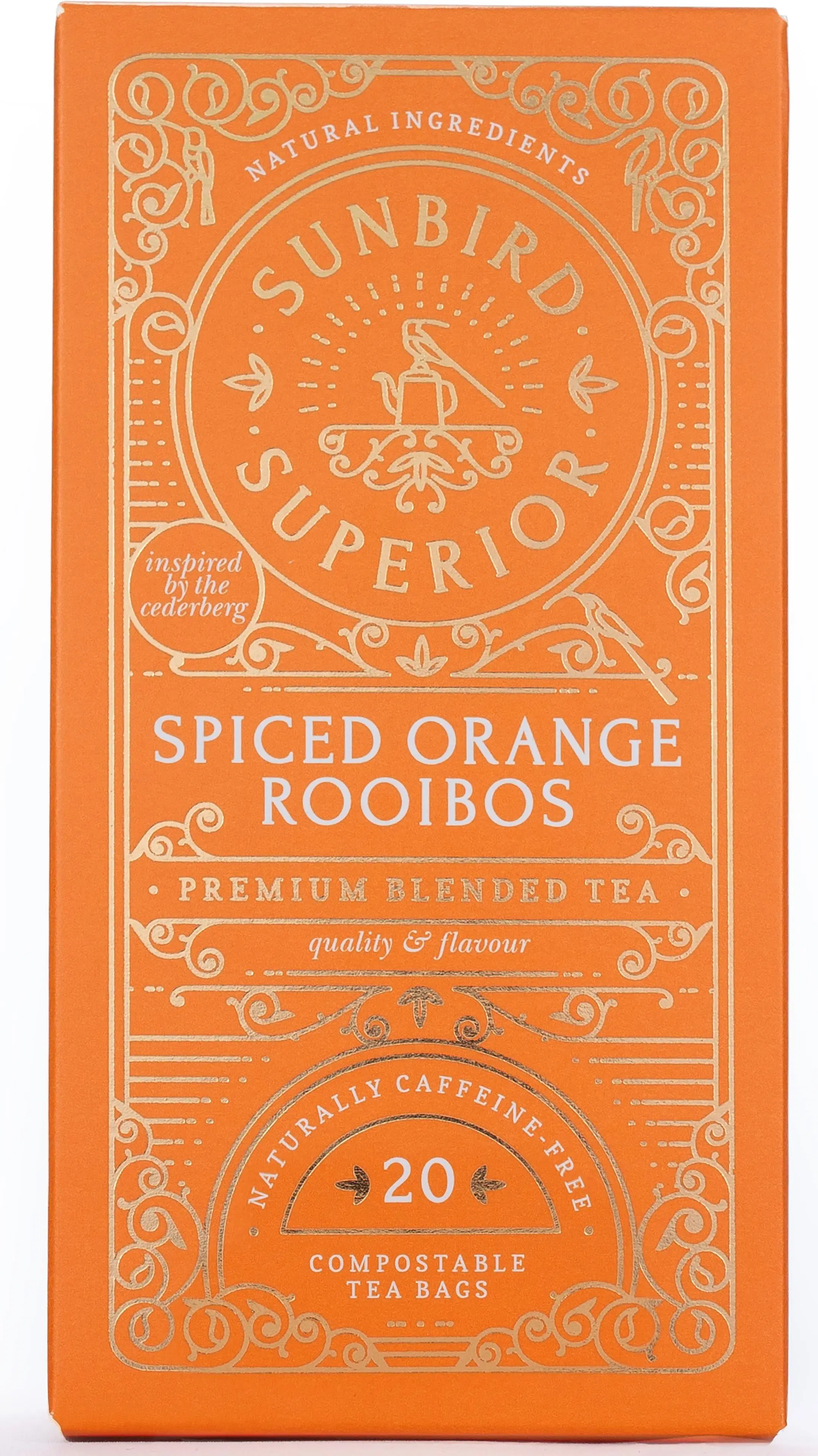 Sunbird Rooibos Tee Superior Rooibos appelsiini 50g
