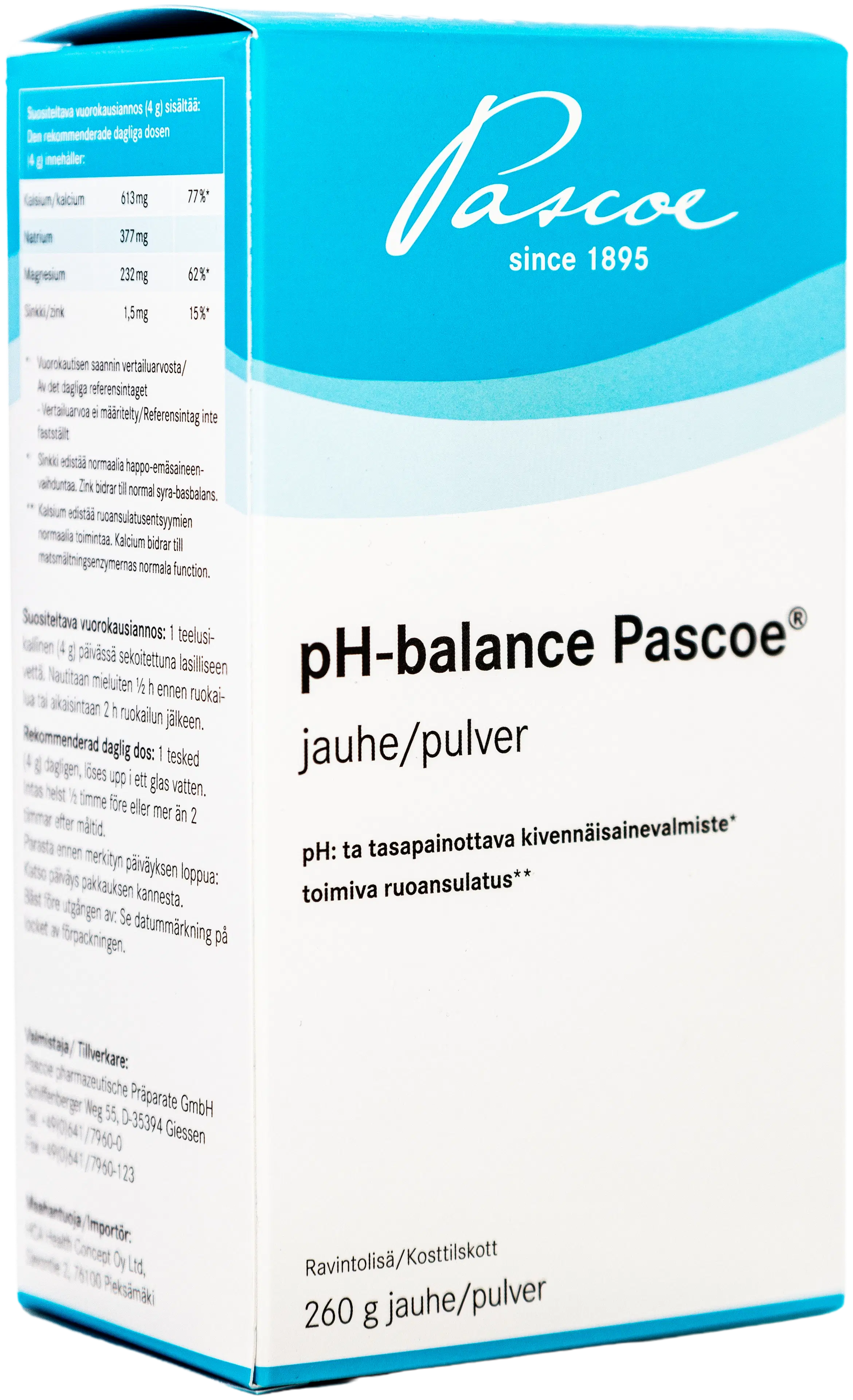 pH-balance PASCOE®jauhe 260 g
