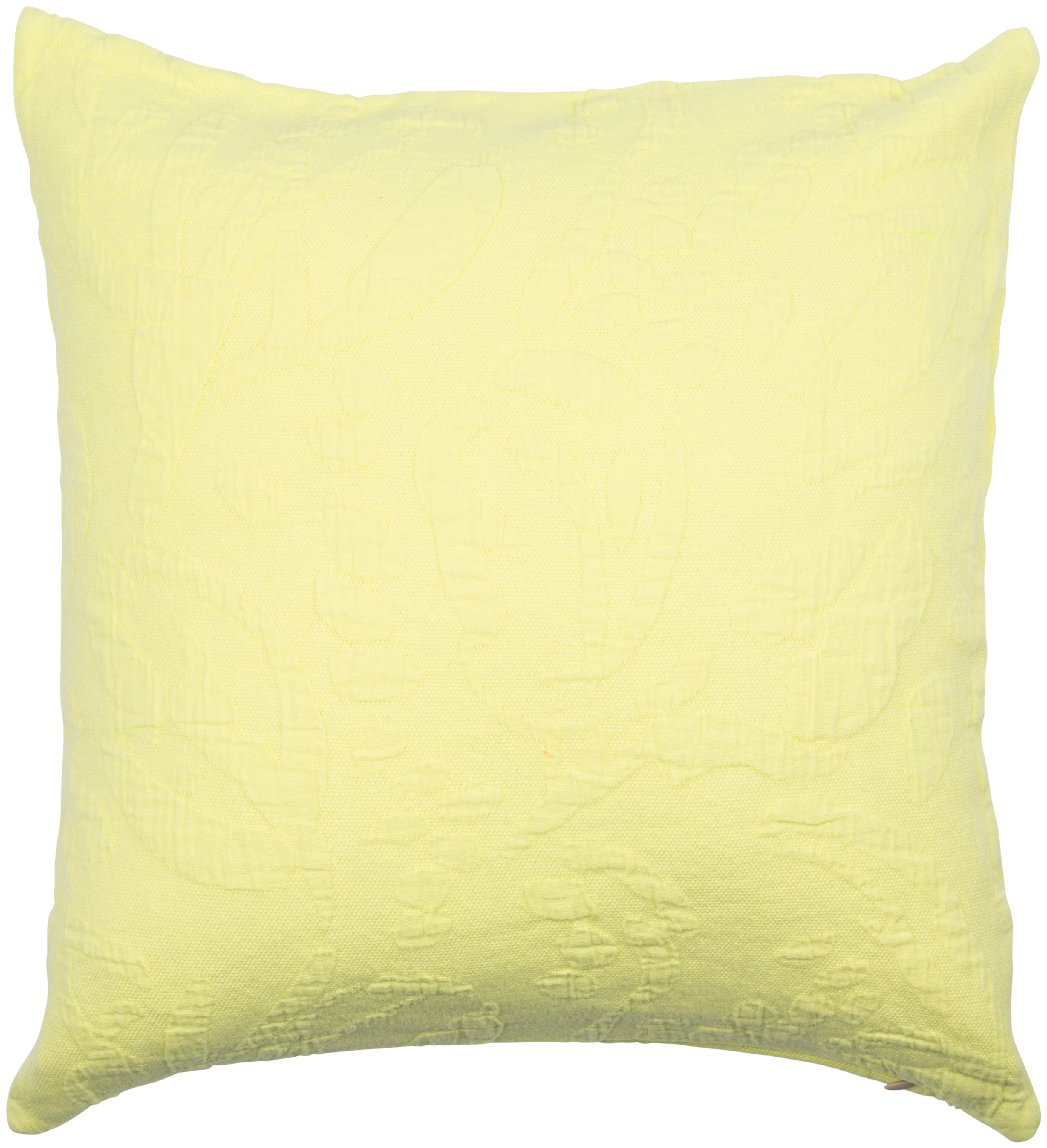Pentik Minttu tyynynpäällinen jacquardpuuvilla 45x45 cm, keltainen