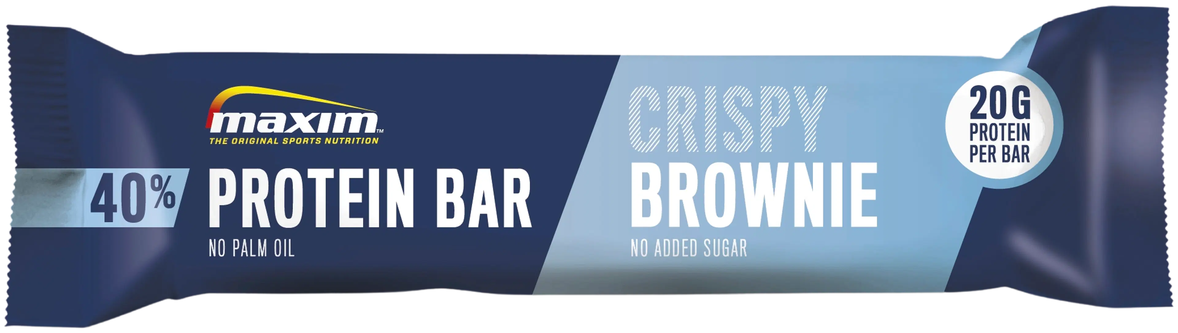 Maxim Crispy Brownie 40% Protein Bar Crispy Brownie proteiinipatukka 50g