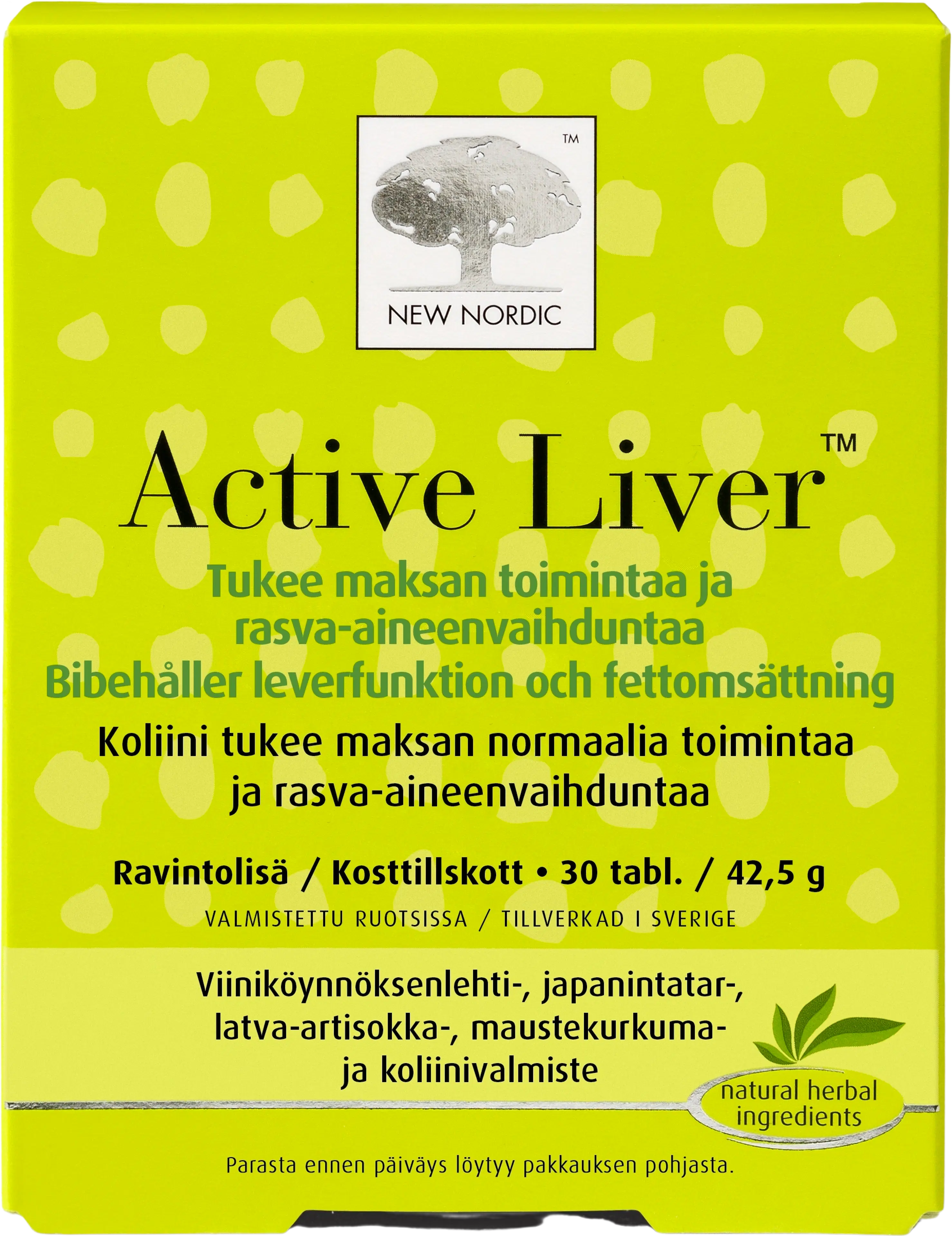 New Nordic Active Liver™ valmiste 30 tabl.