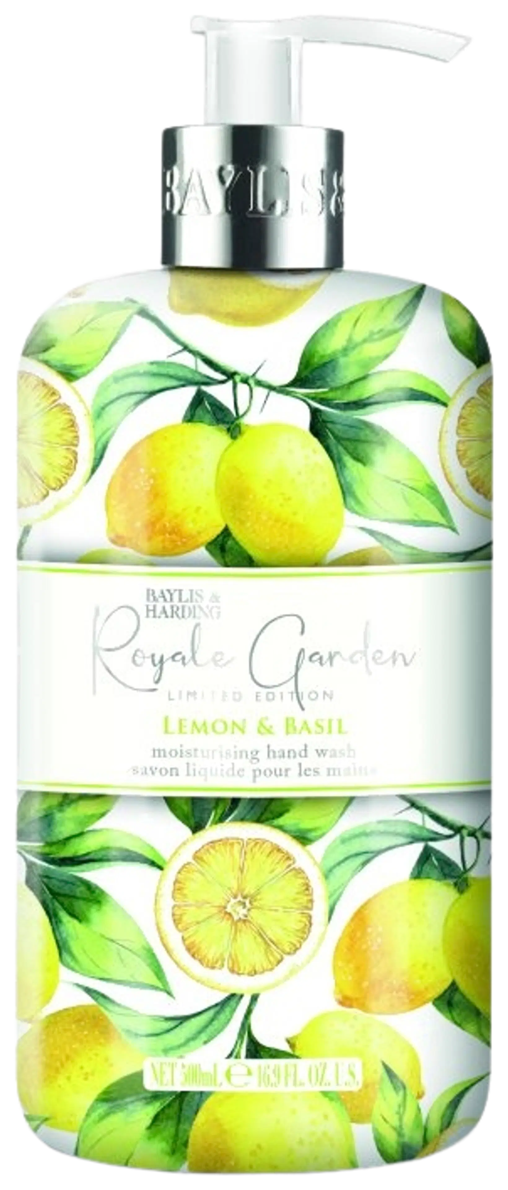 Baylis & Harding Royale Garden Lemon & Basil 500ml käsisaippua