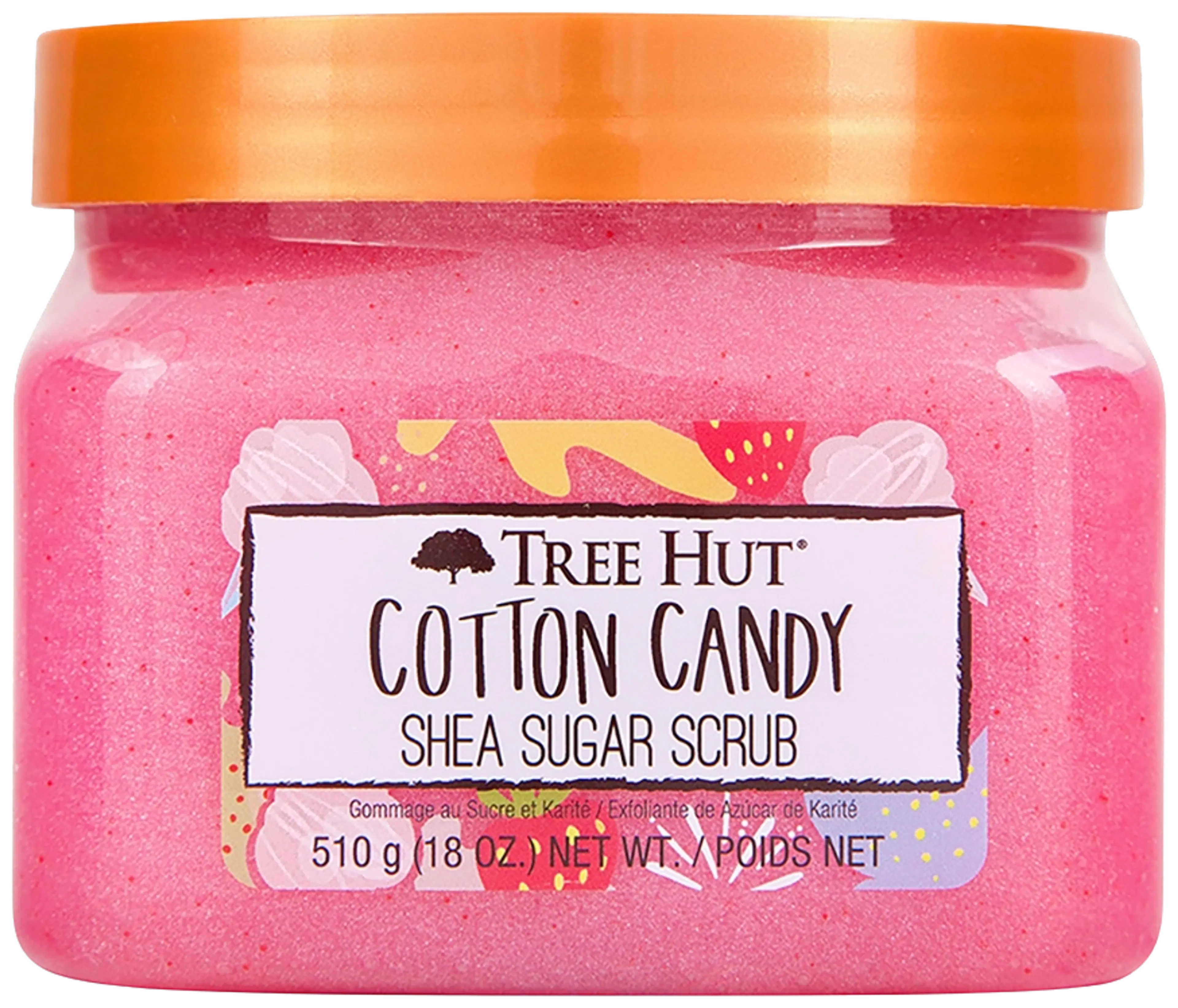 Tree Hut Shea Sugar Scrub Cotton Candy sokerikuorinta 510g