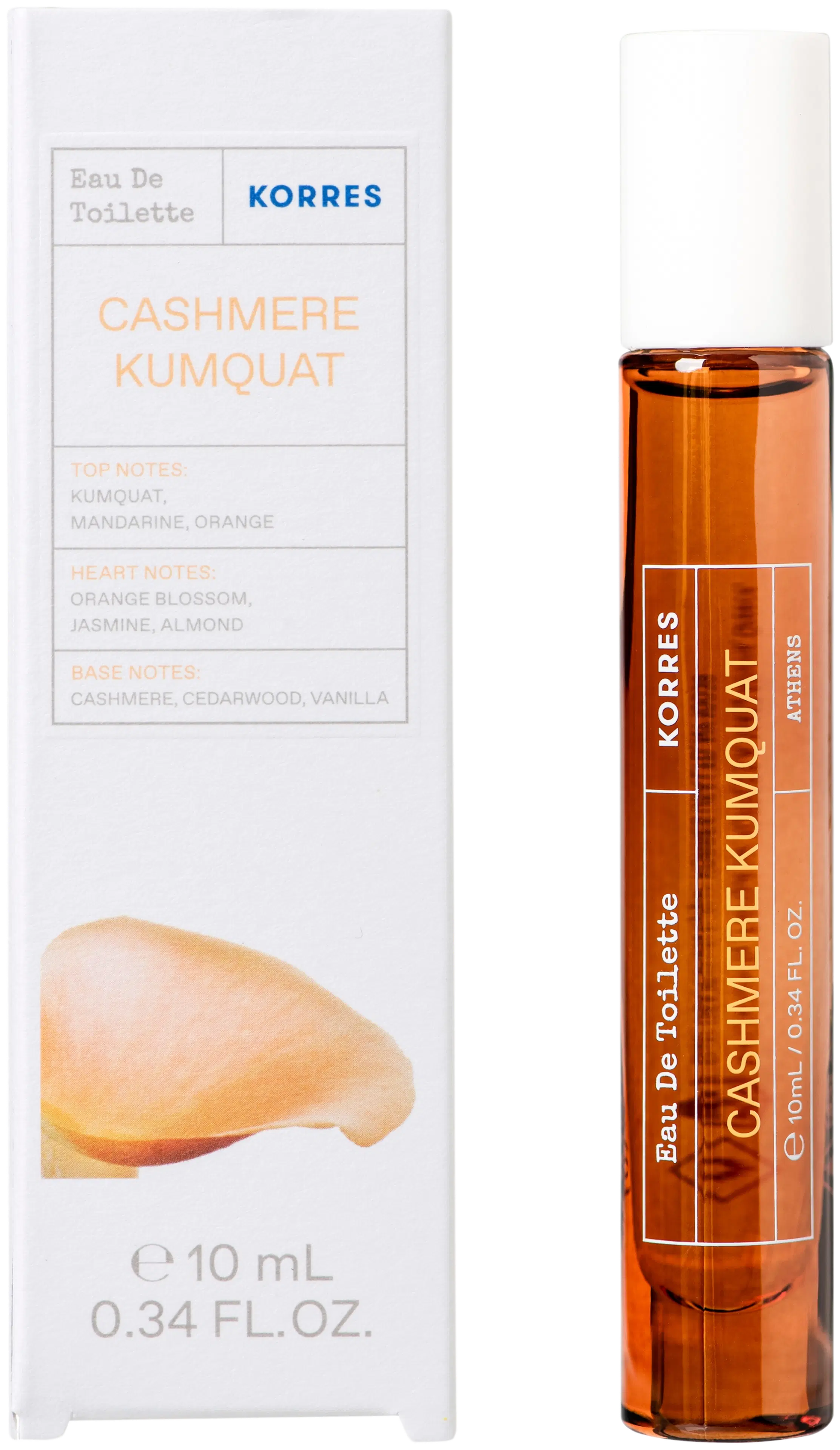 KORRES Cashmere Kumquat EdT roll-on tuoksu 10 ml