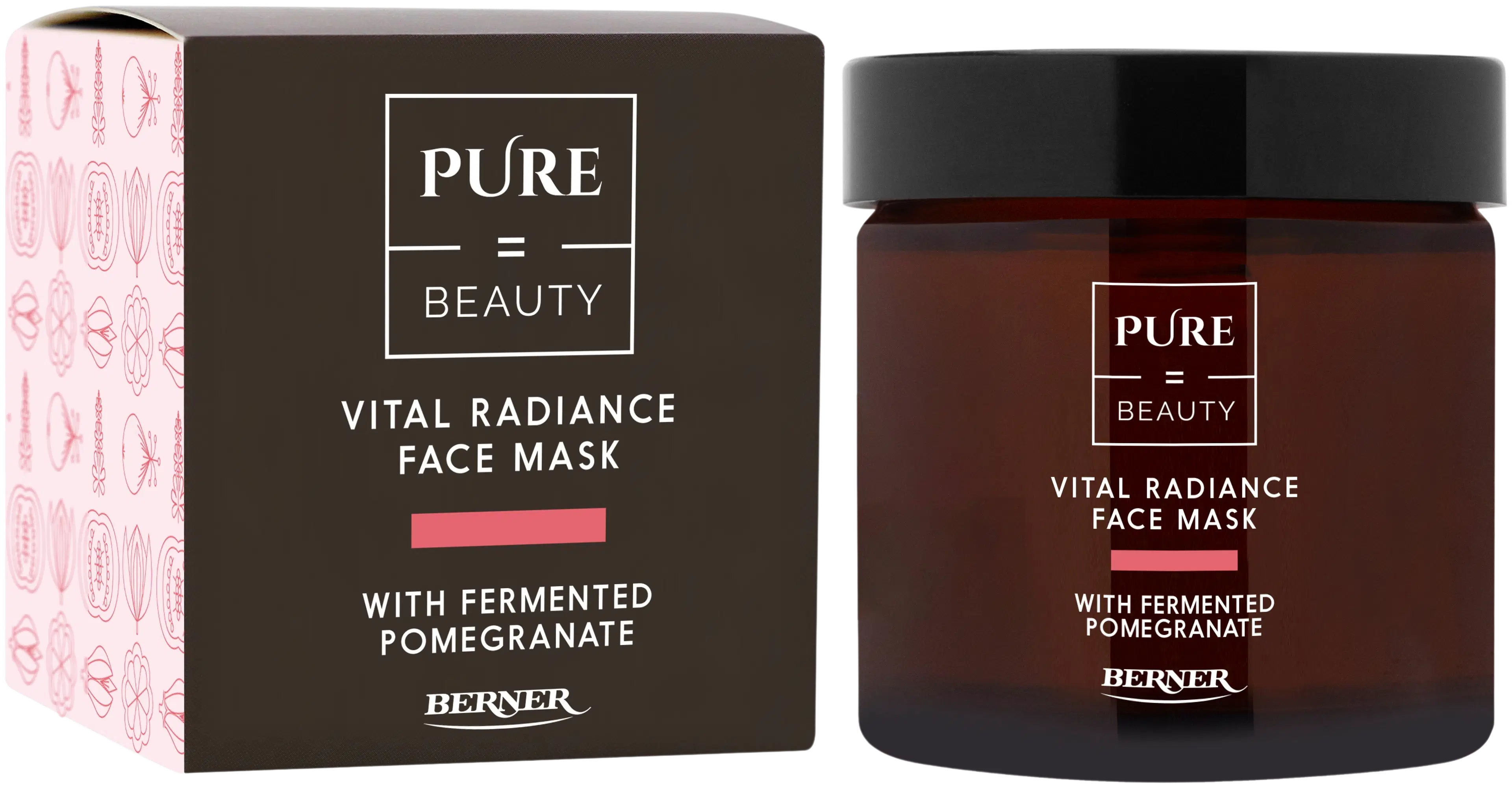 Pure=Beauty Vital Radiance Face Mask with Fermented Pomegranate kasvonaamio 60 ml