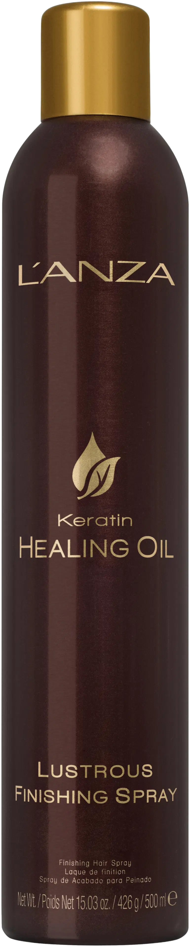L´ANZA Keratin Healing Oil Lustrous Finishing Spray viimeistelykiinne 500 ml