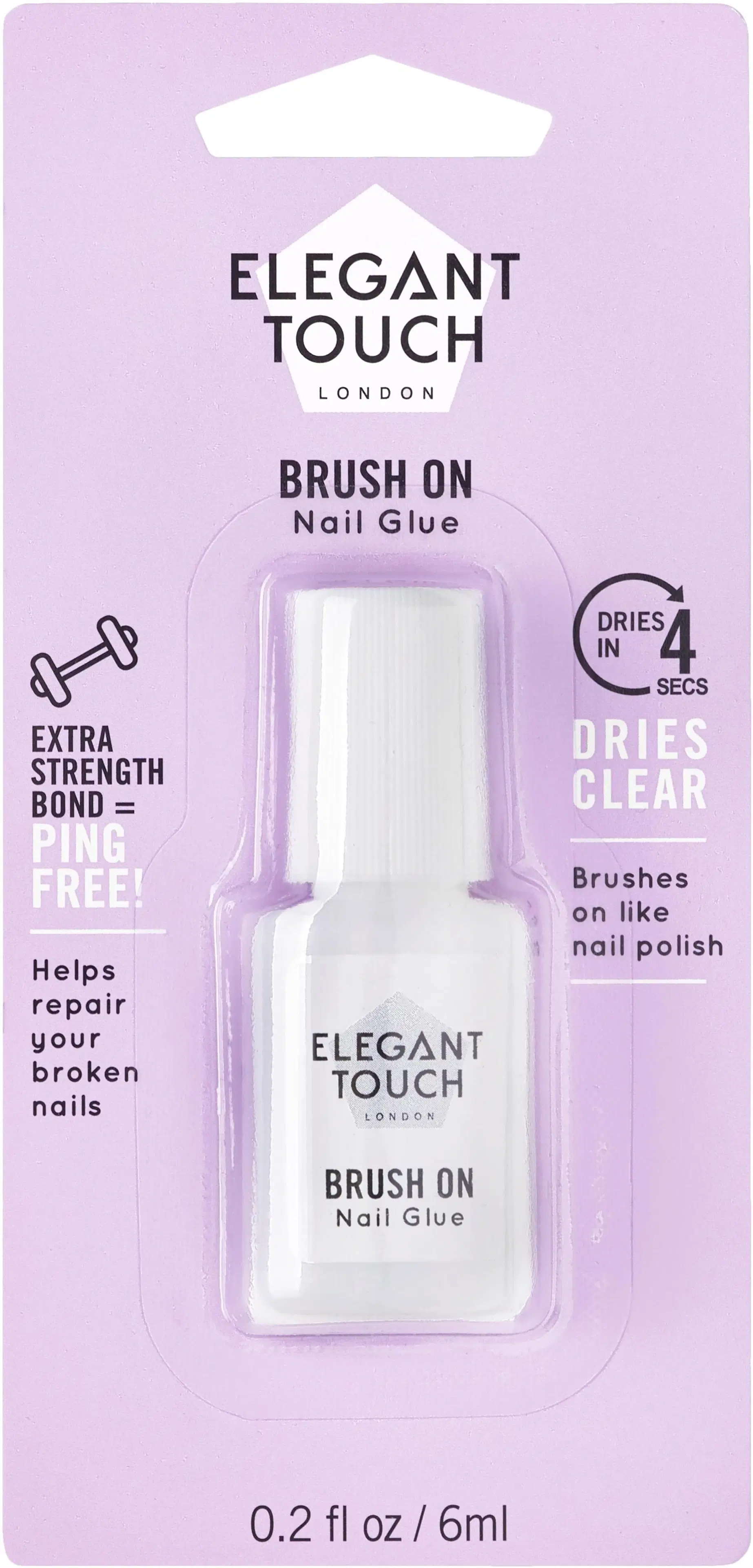 Elegant Touch Brush On Nail Glue -kynsiliima 6ml