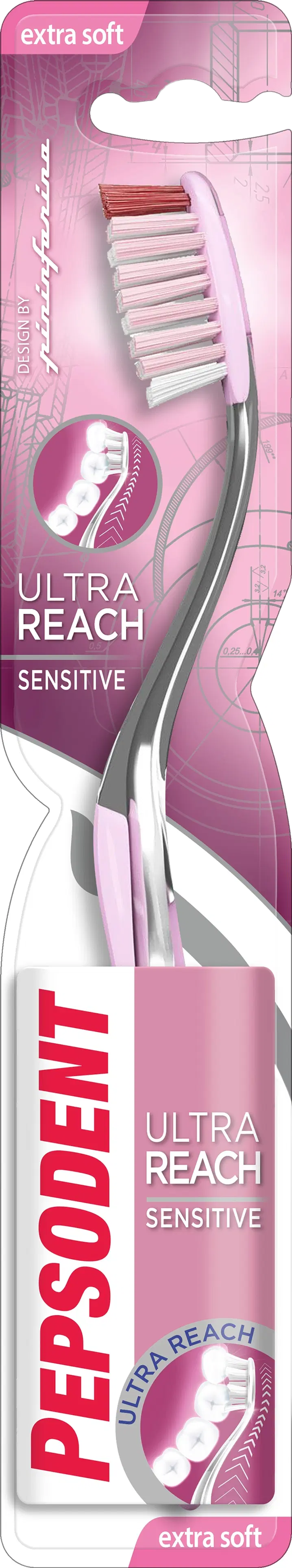 Pepsodent Ultra Reach Sensitive Hammasharja Erittäin pehmeä 1 kpl
