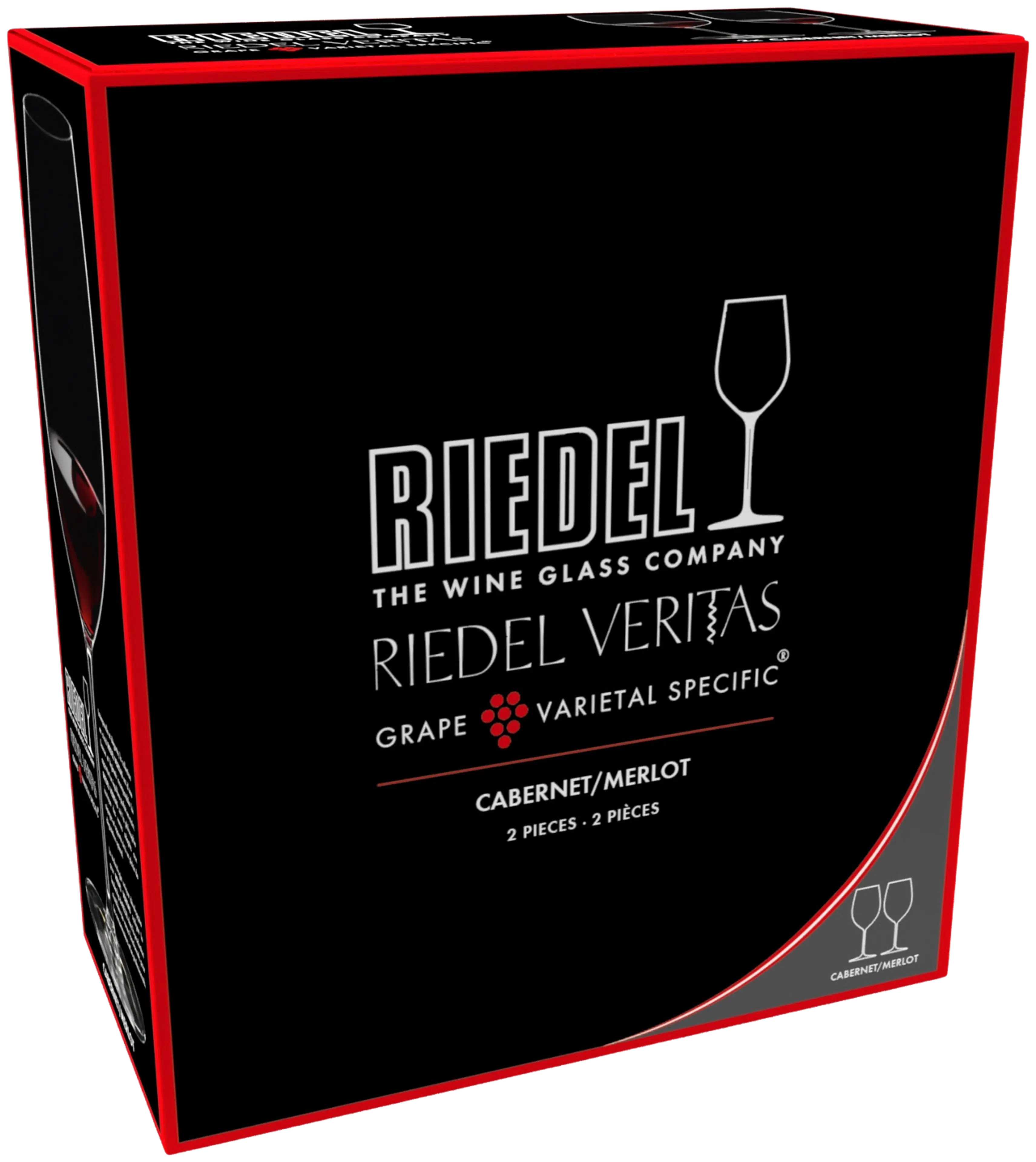 Riedel Veritas Cabernet/Merlot punaviinilasi 0,6l 2 kpl