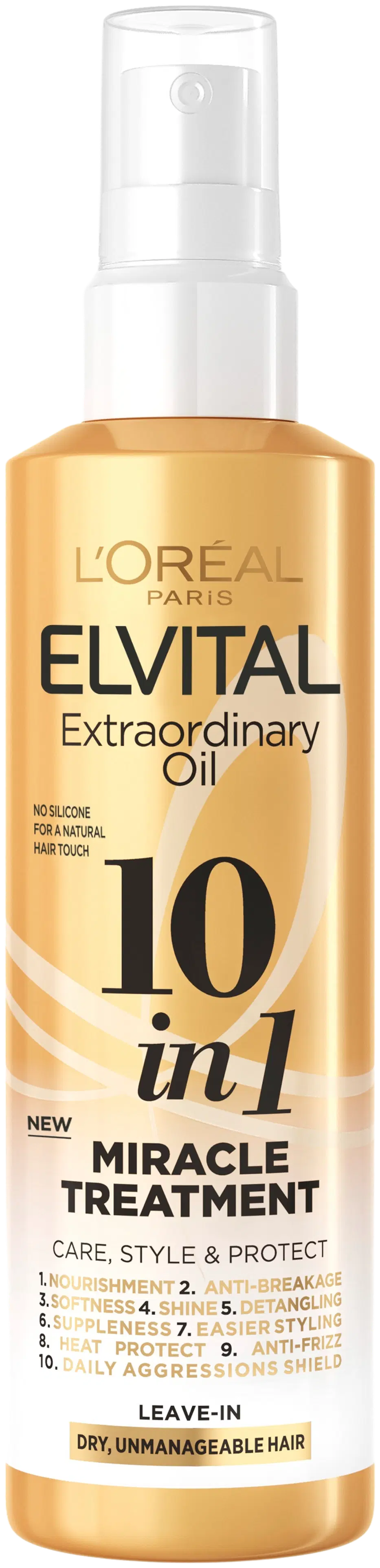 L'Oréal Paris Elvital  Extraordinary Oil 10IN1 SP150ML hiuksiin jätettävä hoitoaine 150ml