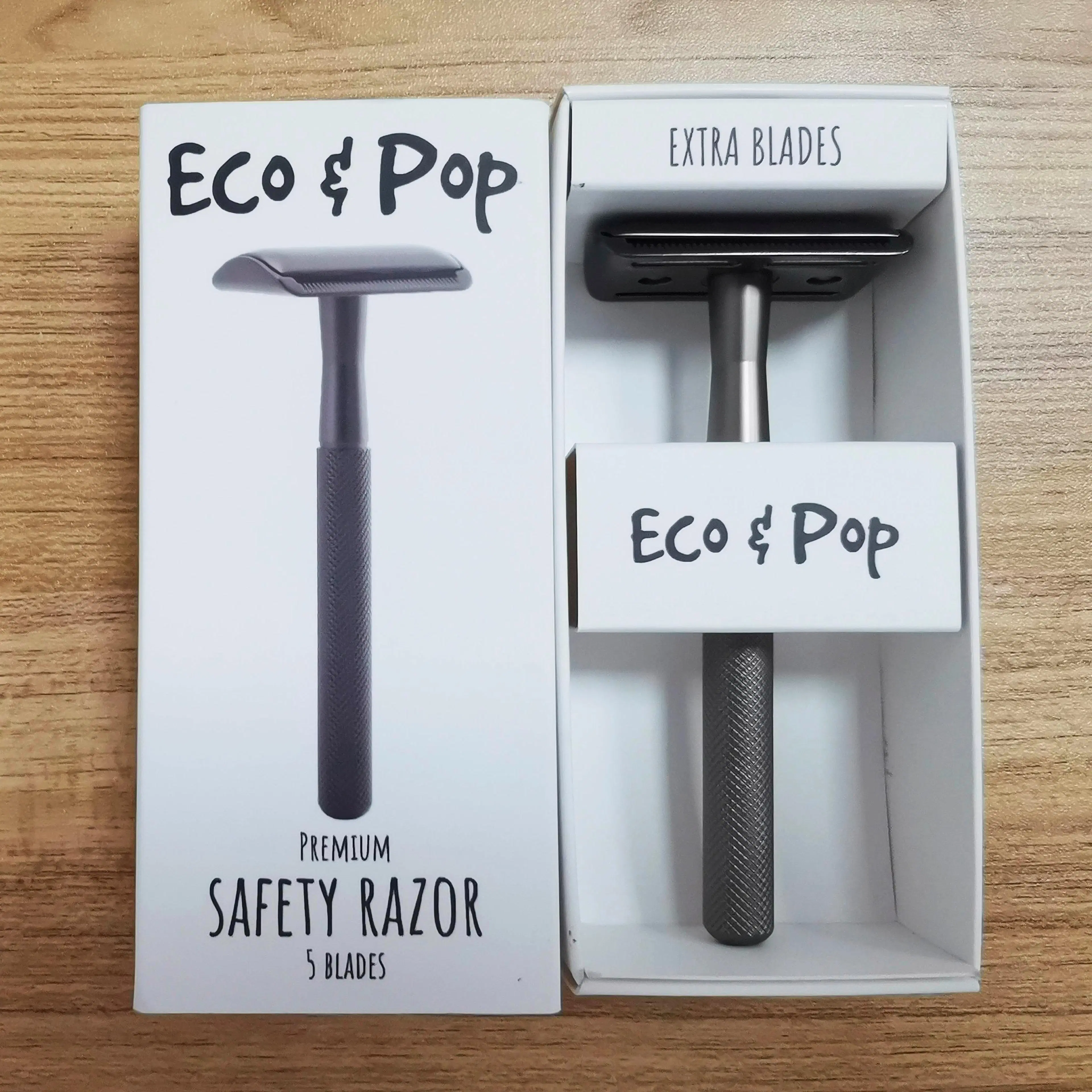Eco & Pop Premium kestoshaver musta metalli