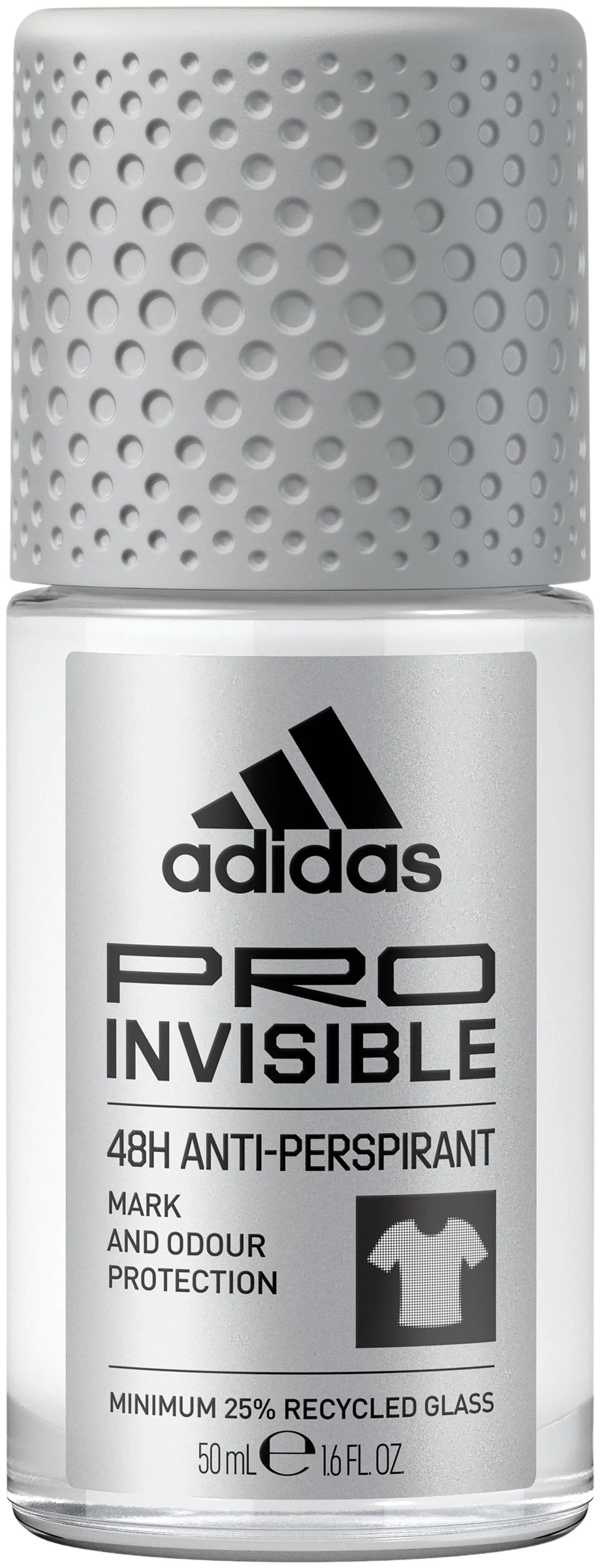 Adidas Pro Invisible Anti-Perspirant Roll-on 50 ml,miehille