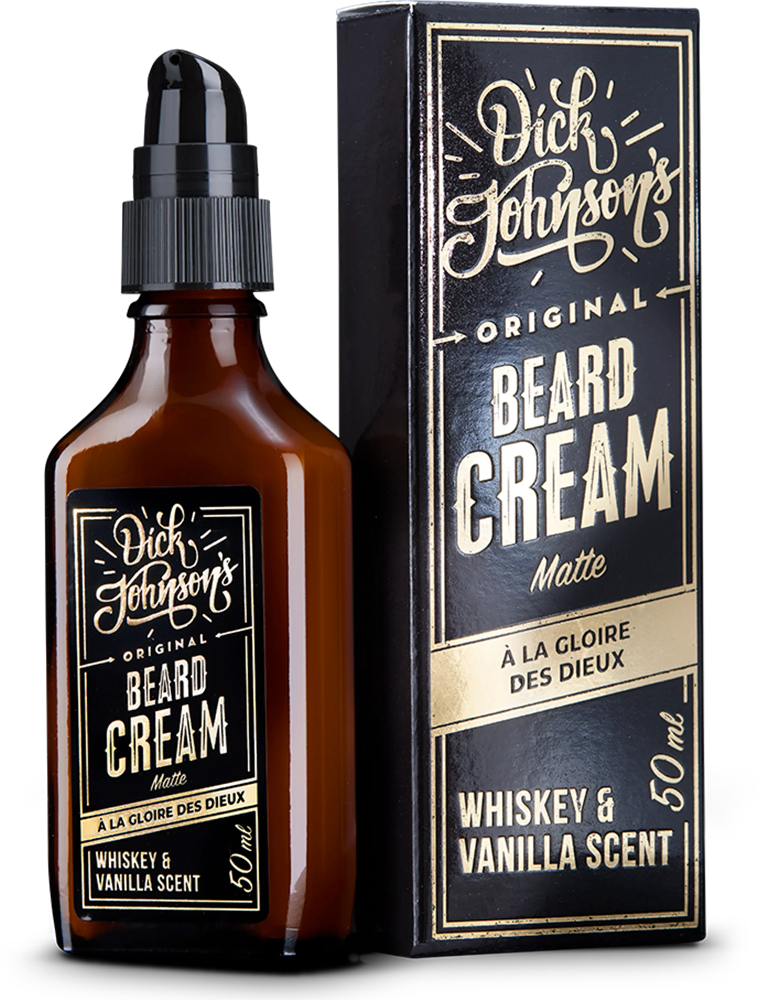 Dick Johnson Beard Cream Matte Gloire Des Dieux Whiskey & Vanilla partavoide 50 ml