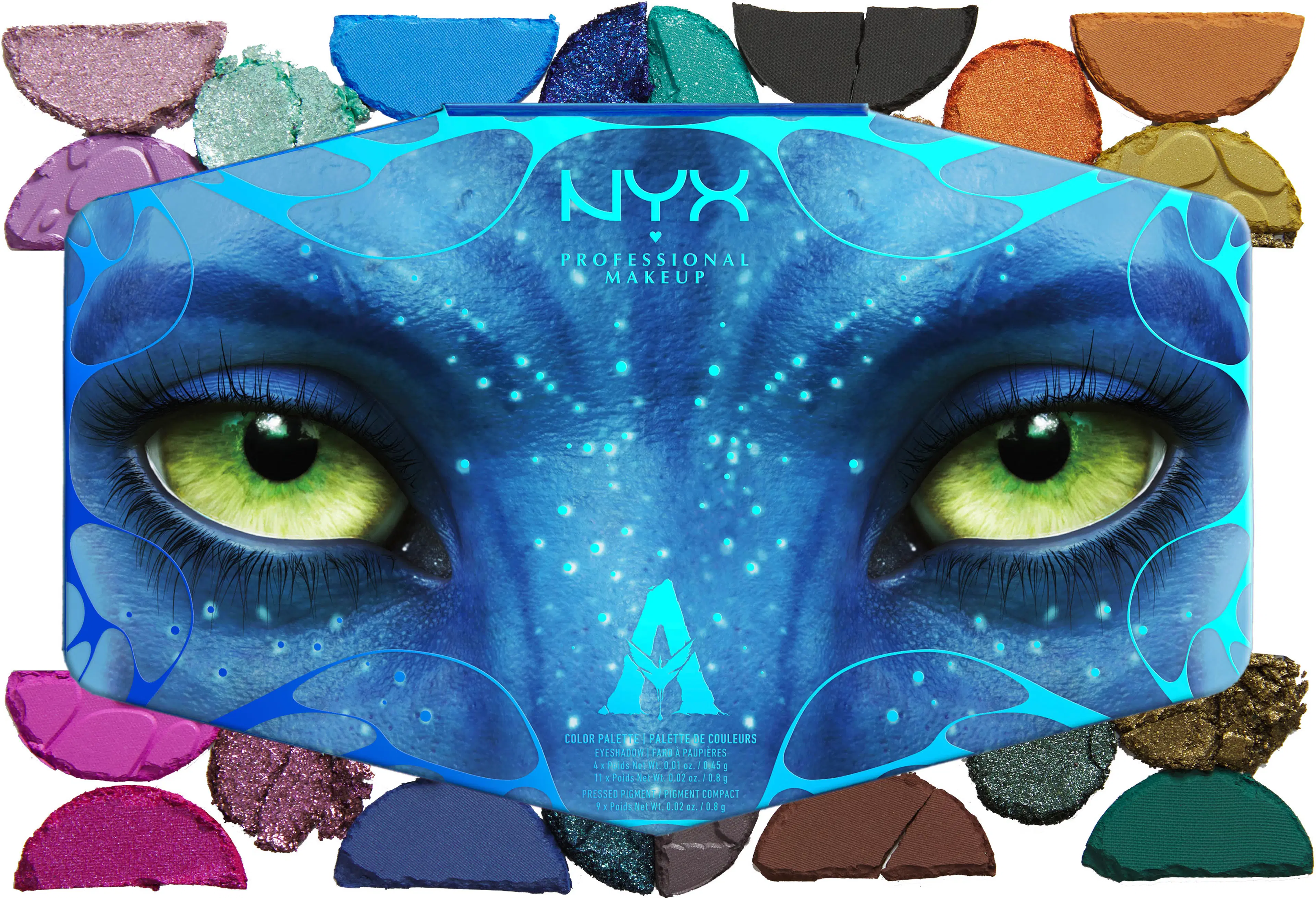NYX Professional Makeup Avatar 2 Color Palette luomiväripaletti 17,8 g