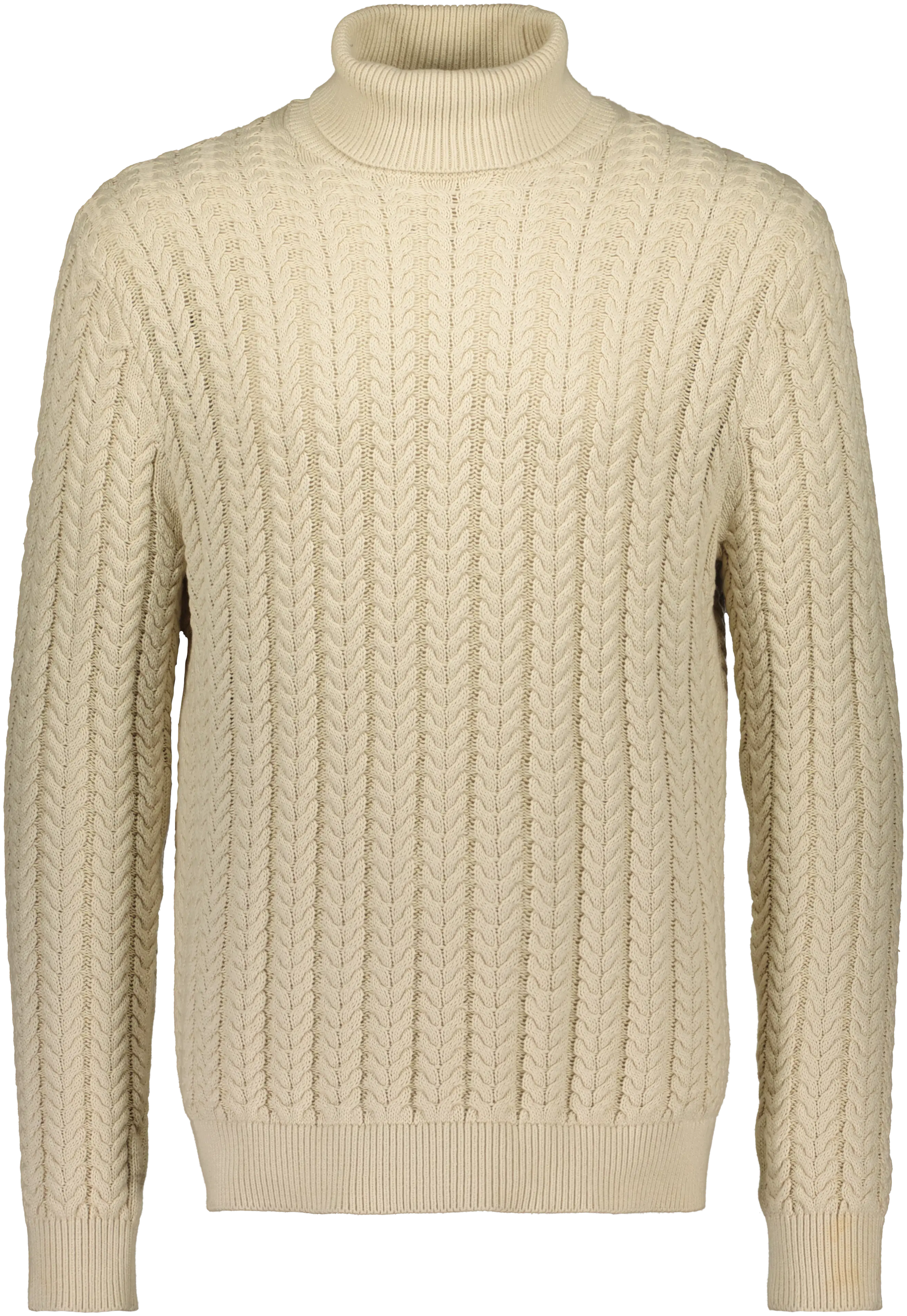 Selected Slhbrai ls knit cable roll neck pooloneule