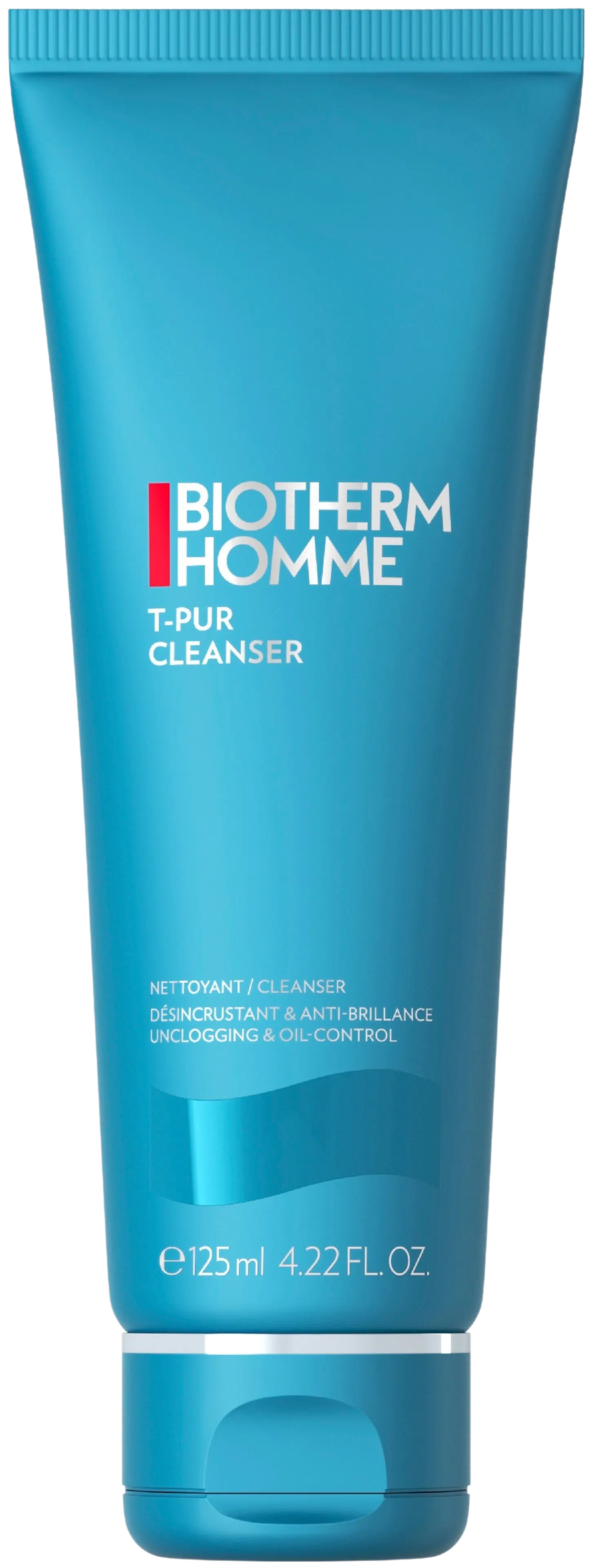 Biotherm Homme T-Pur Anti Oil & Shine Clay Cleanser puhdistusgeeli 125 ml