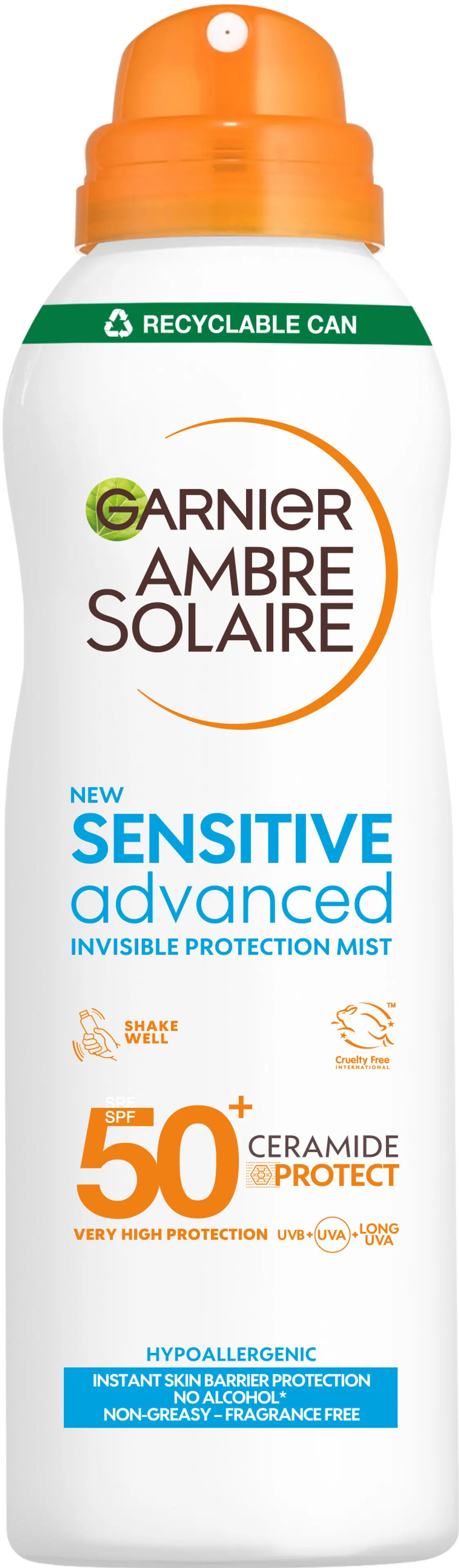 Garnier Ambre Solaire Sensitive Advanced Aurinkosuoja herkälle iholle 150ml