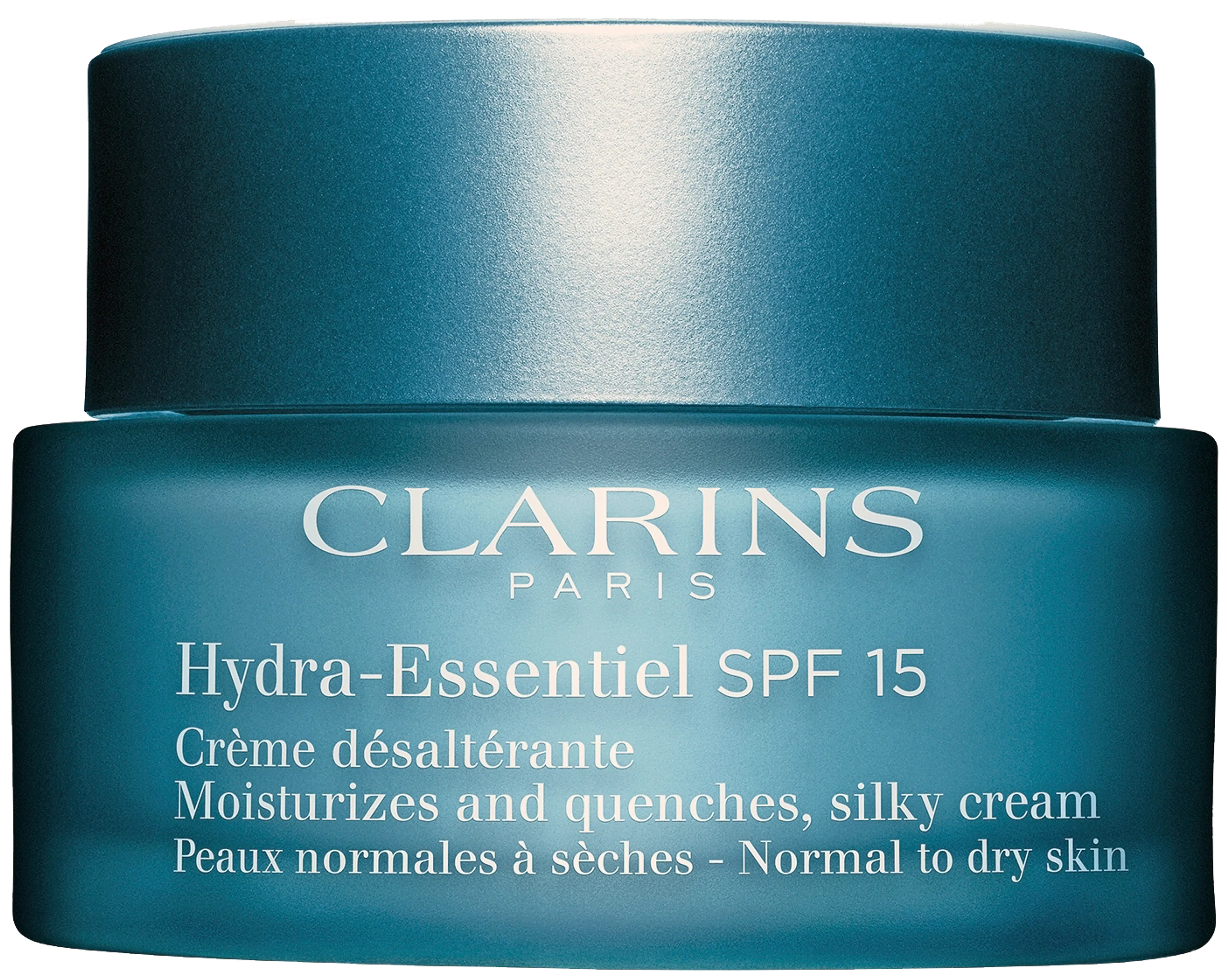 Clarins Hydra-Essentiel Cream SPF 15 Dry to Normal Skin kasvovoide 50 ml
