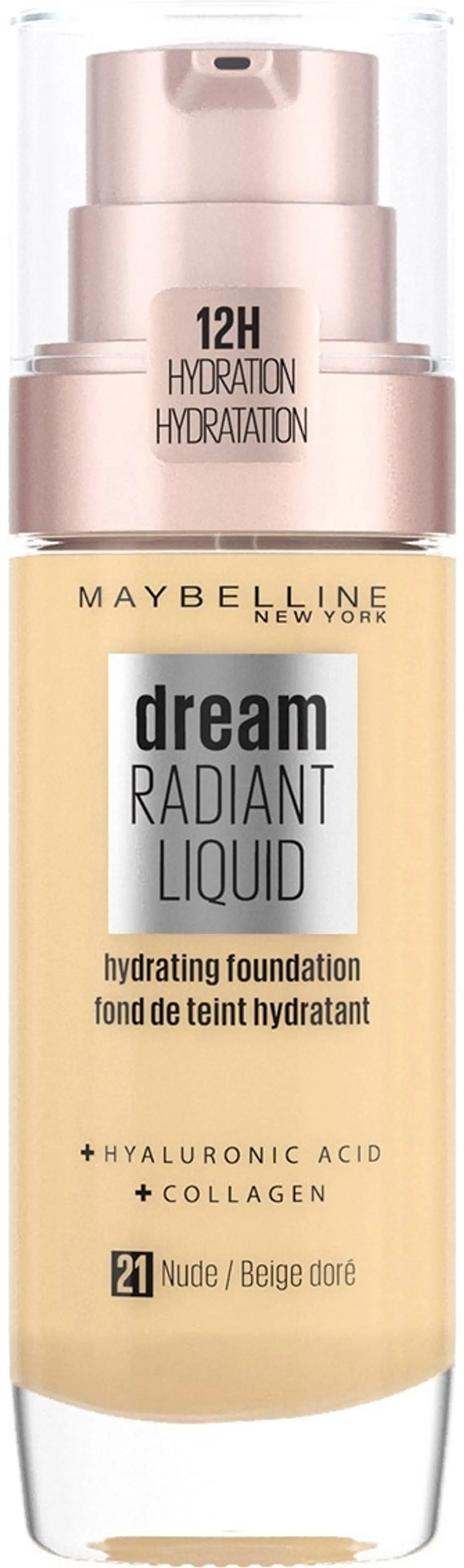 Maybelline New York Dream Radiant Liquid 021 Nude meikkivoide 30ml