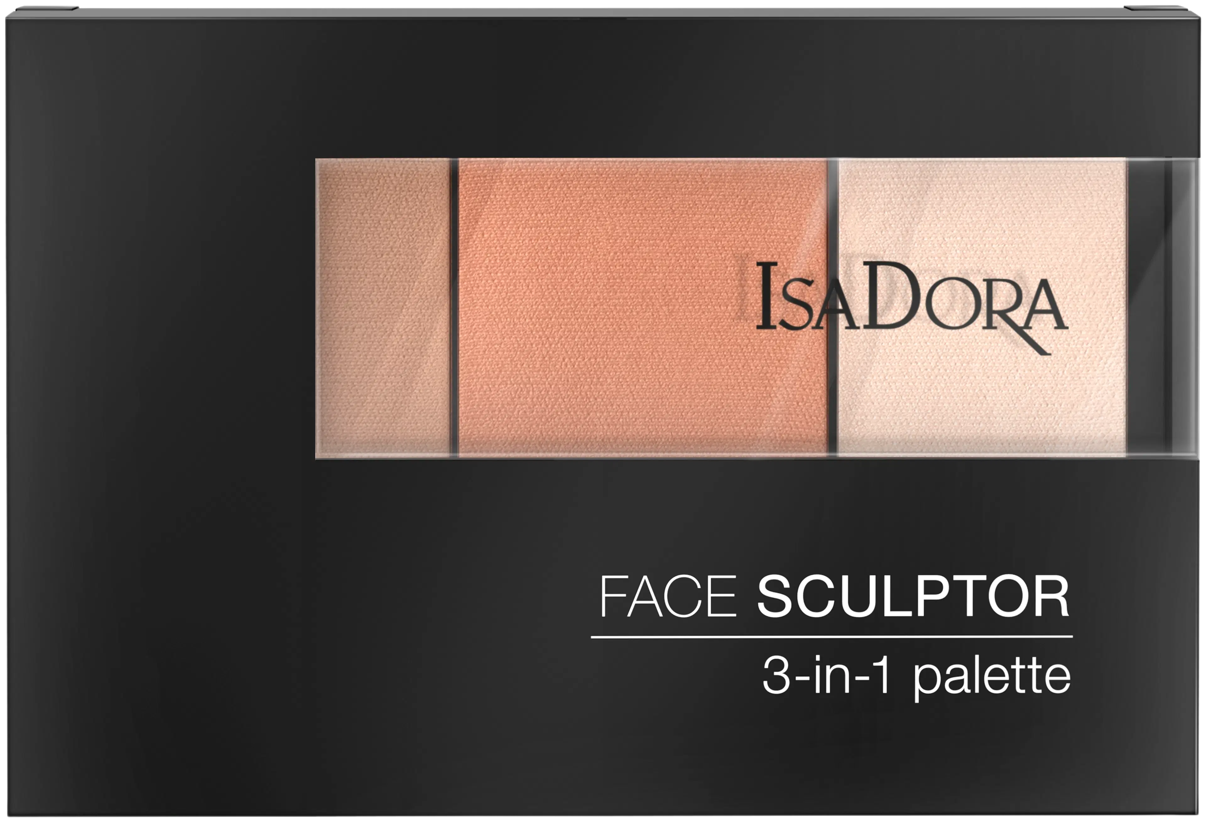 IsaDora Face Sculptor 3-in-1 Palette 12 g kasvopaletti