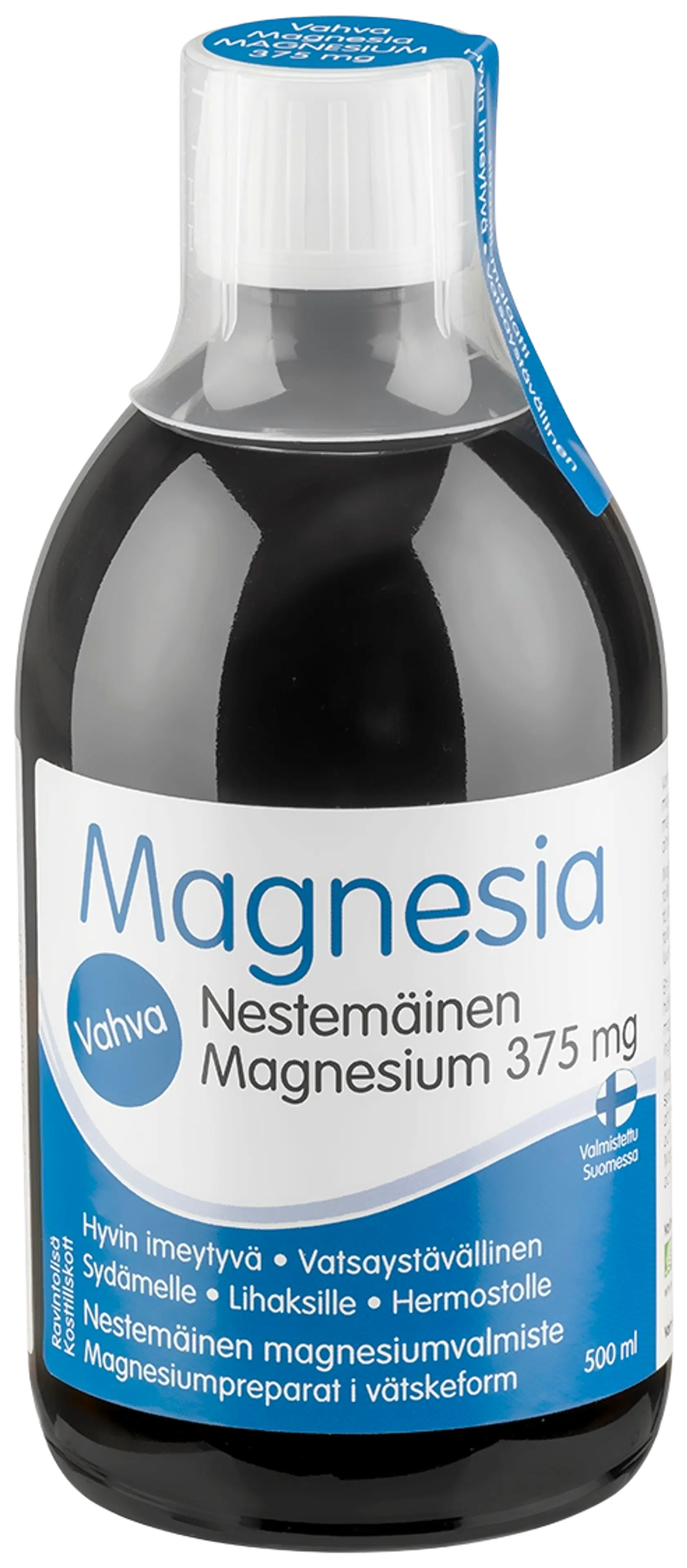 Magnesia nestemäinen magnesiumvalmiste 500 ml