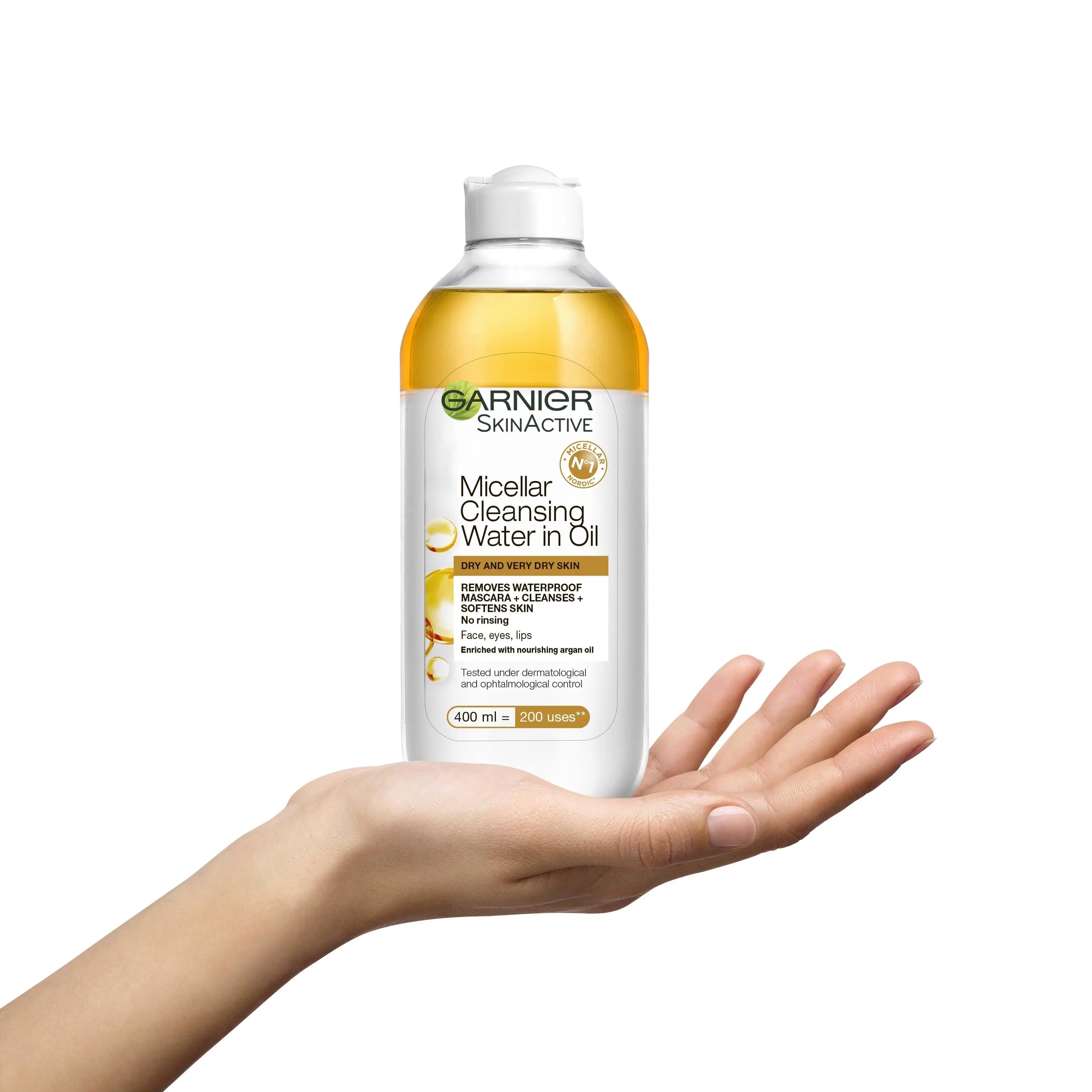 Garnier Skin Active Micellar Oil öljyjä sisältävä puhdistusvesi 400ml