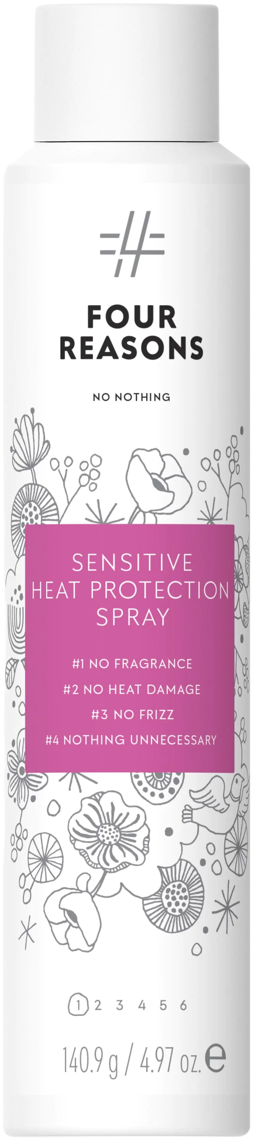 Four Reasons No nothing Sensitive Heat Protection Spray lämpösuojasuihke 200 ml