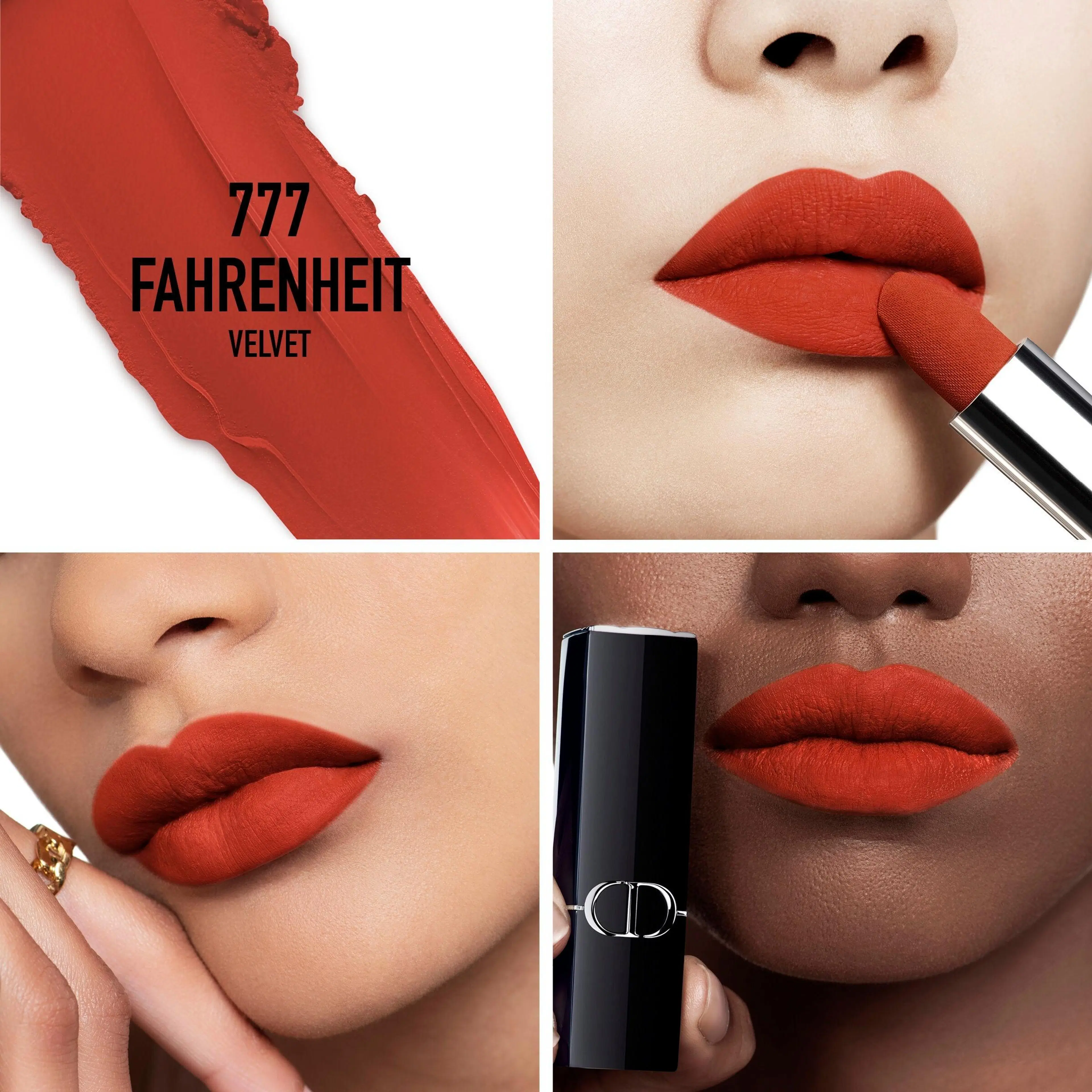 DIOR Rouge Dior Lipstick Velvet Refill huulipunan täyttö 3,5 g