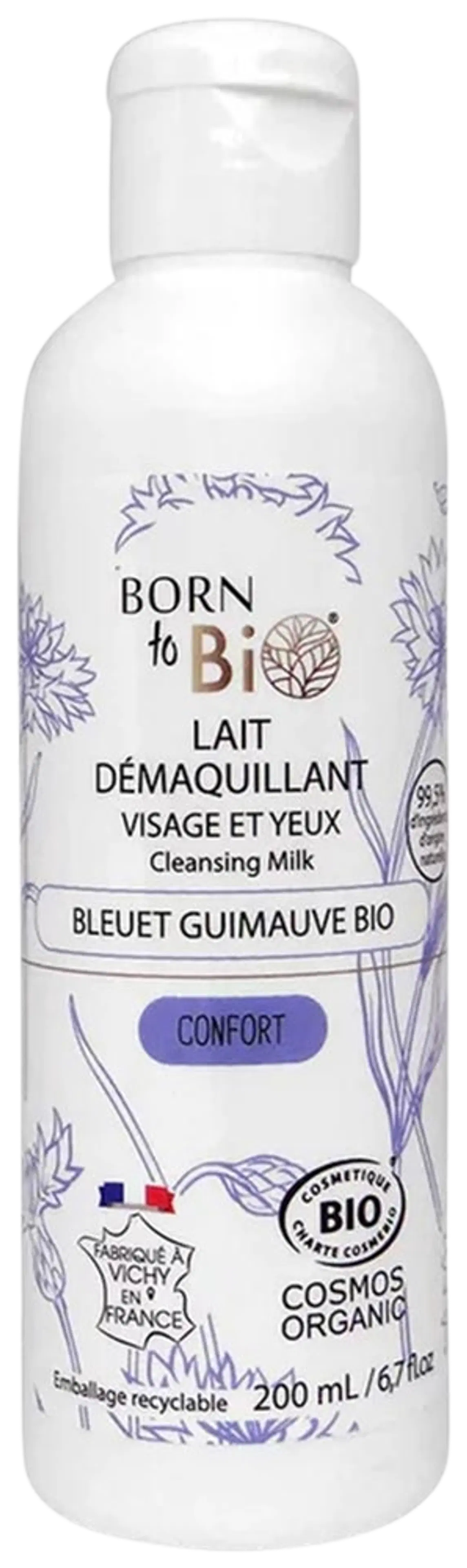 Born to Bio Blueberry Floral Water Cleansing Milk Puhdistusmaito 200ml