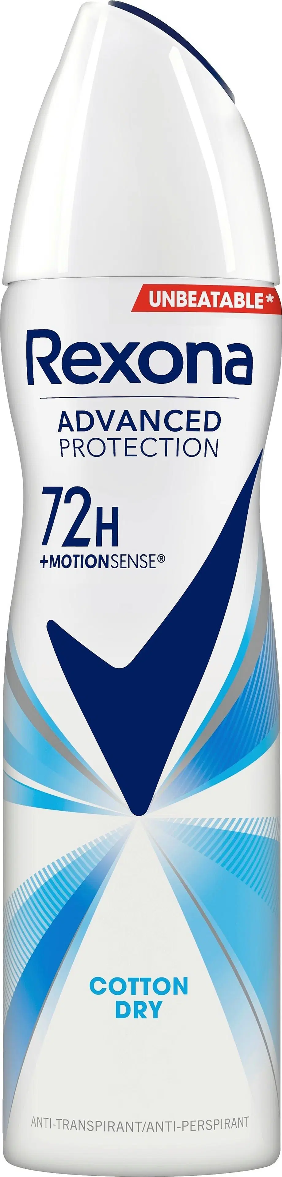 Rexona Advanced Protection Cotton Dry Antiperspirantti Deodorantti spray Tehokas naisille 150 ml