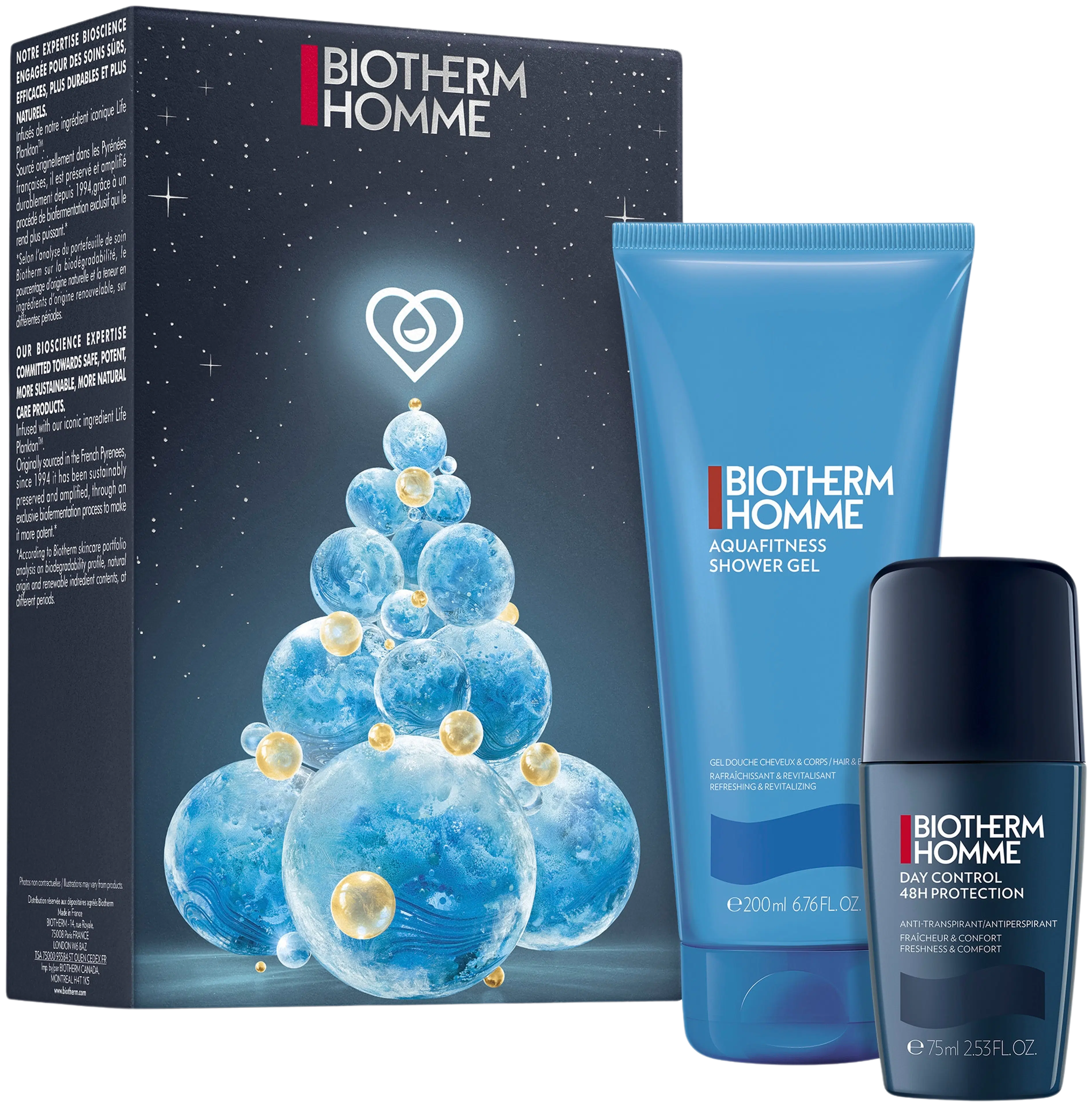 Biotherm Homme Aquafitness Holiday Set 2023 ihonhoitopakkaus