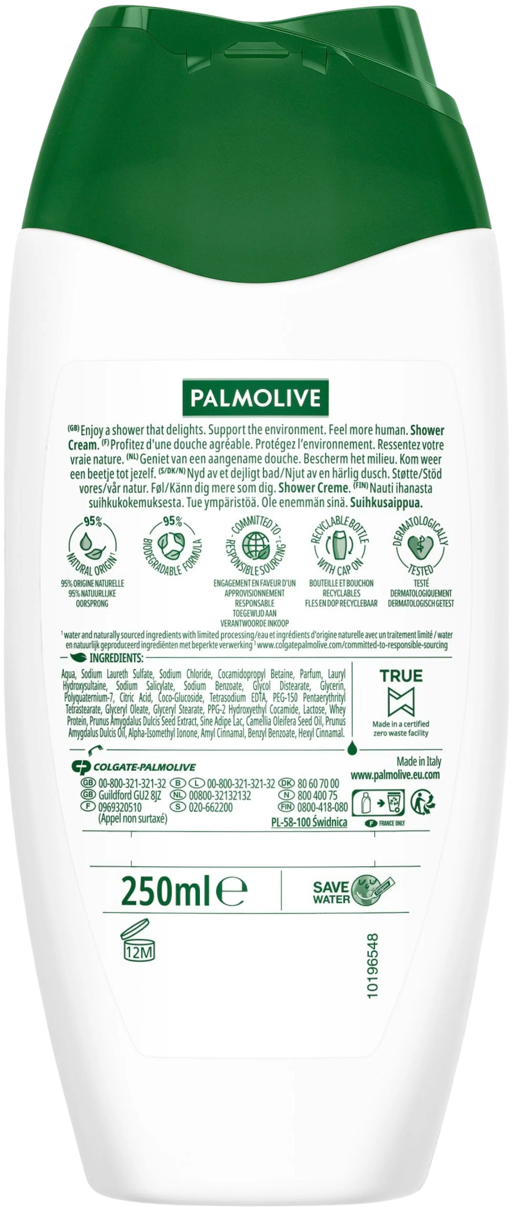 Palmolive Naturals Camellia Oil and Almond suihkusaippua 250 ml